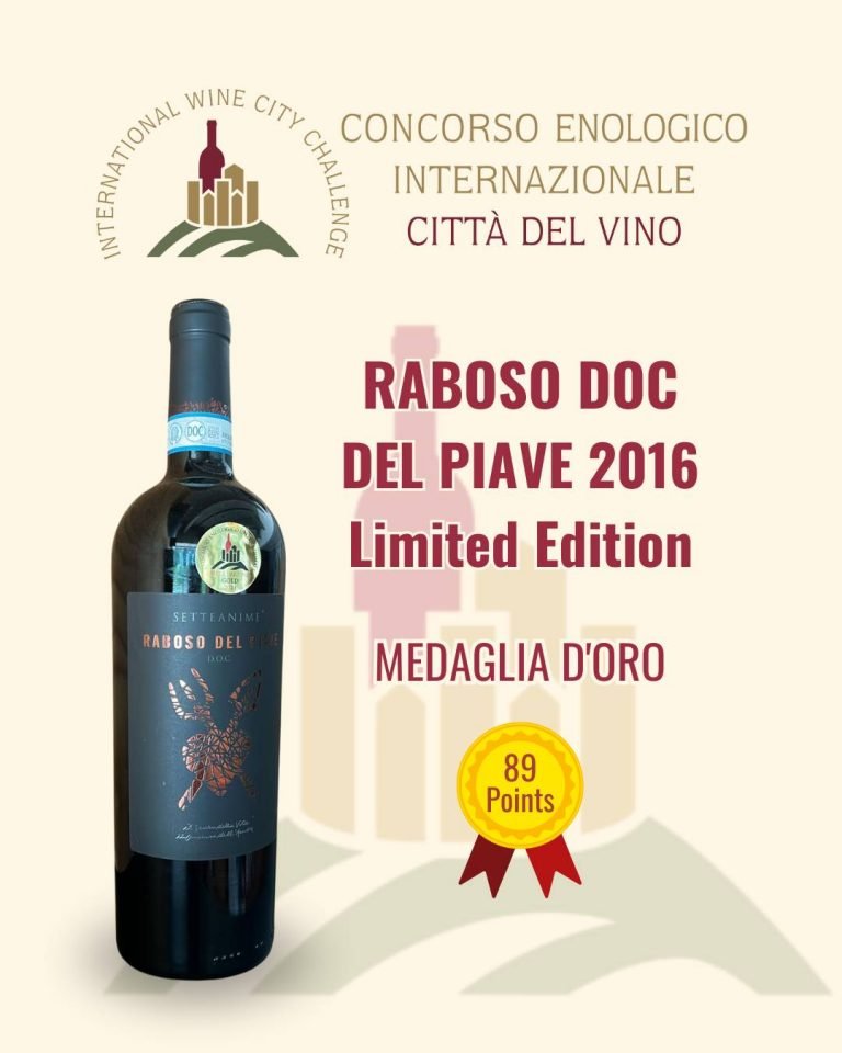 
Raboso DOC del Piave 2016 Limited Edition: medaglia d'oro al XXII Concorso Enologico Internazionale Città del Vino 2024  