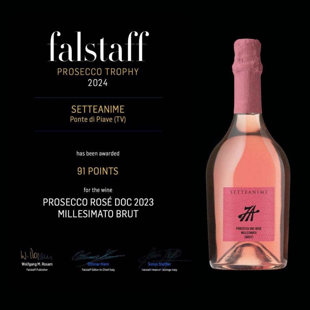 
Riconoscimento Falstaff Prosecco Rosè DOC 2023 Millesimato Brut  