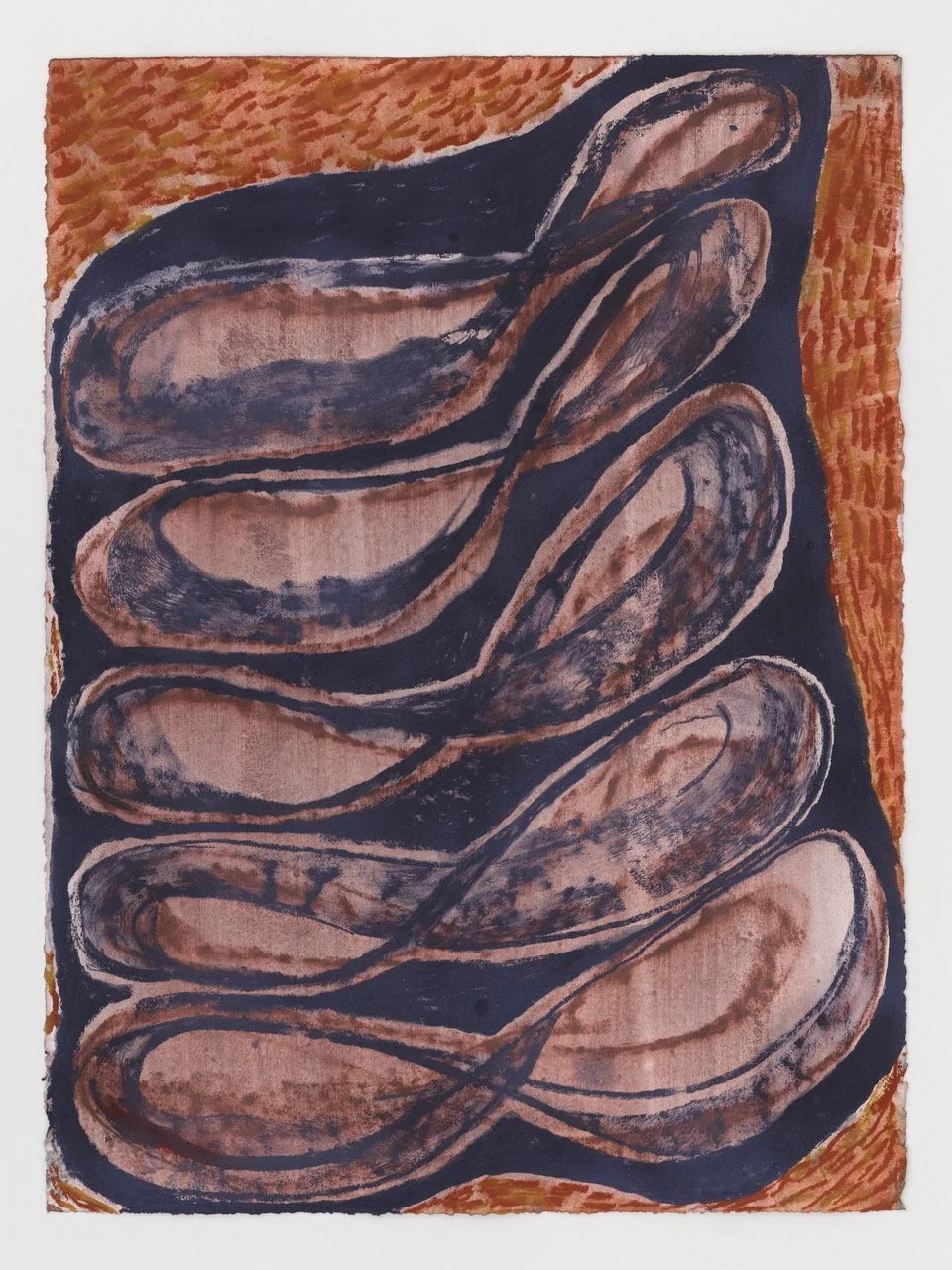 Finding the future, 2023, charcoal on paper, 30 x 22 1/4 in
Image courtesy of the artist and CHART Gallery