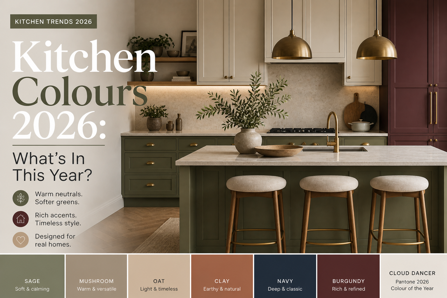 Kitchen Colours 2026: What's In This Year?