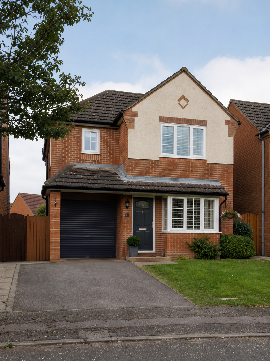 1990s detached home in Ashby de la Zouch — typical of the properties Alekseeva Design works with for space planning and layout design