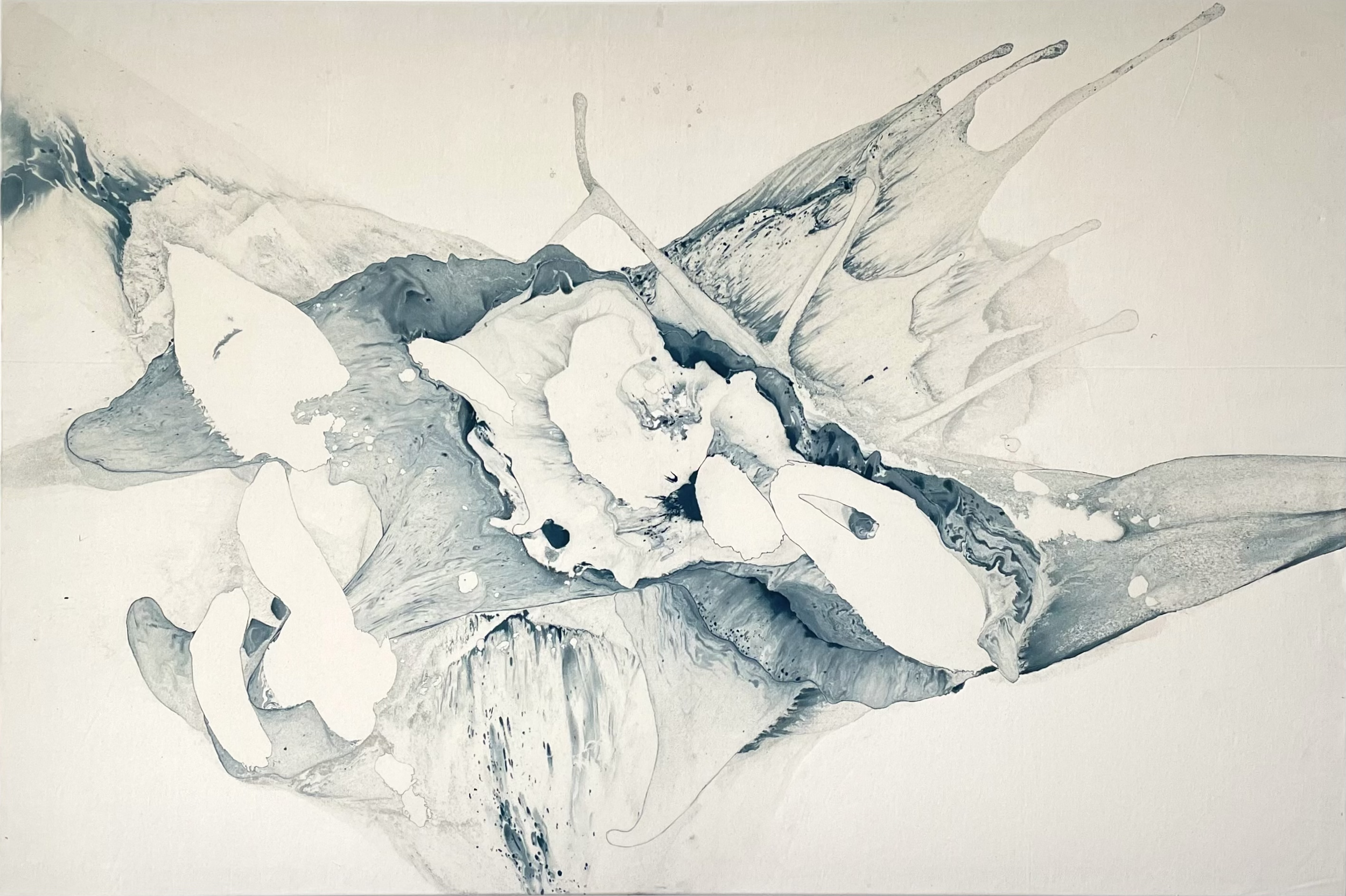 B99, mixed media on canvas, 120x180cm