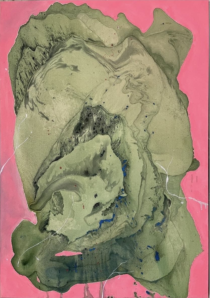 B78, mixed media on canvas, 100x70cm SOLD