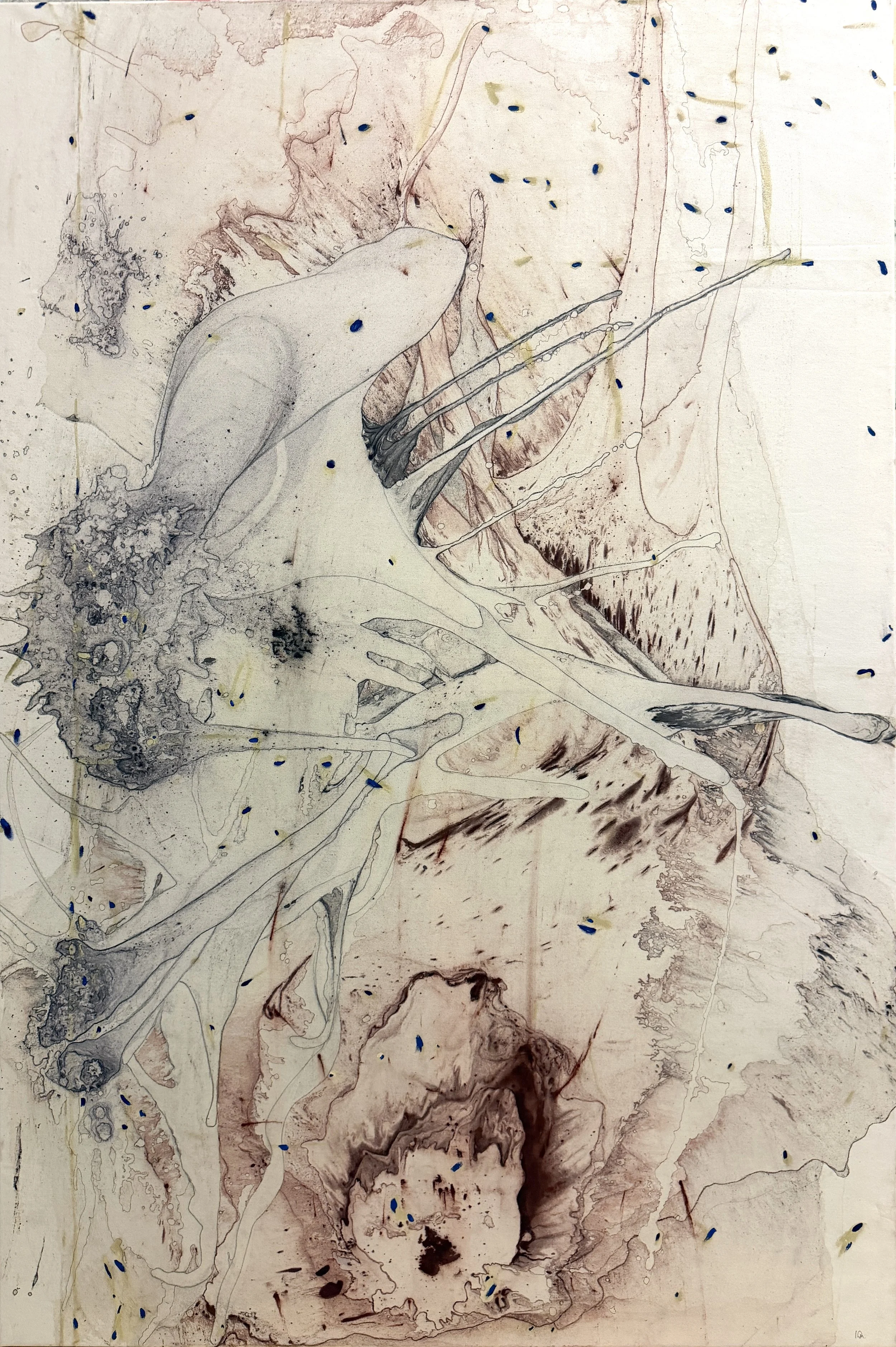 CNK4, mixed media on canvas, 150x100cm