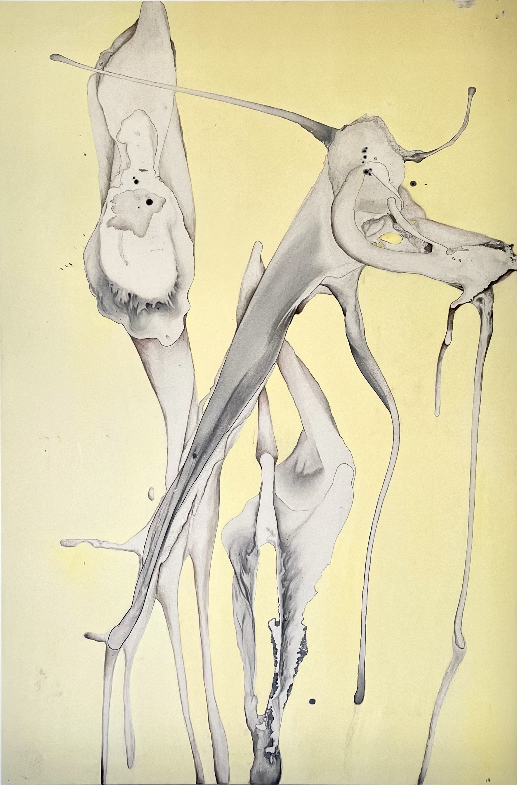 B105, mixed media on canvas, 180x120cm SOLD