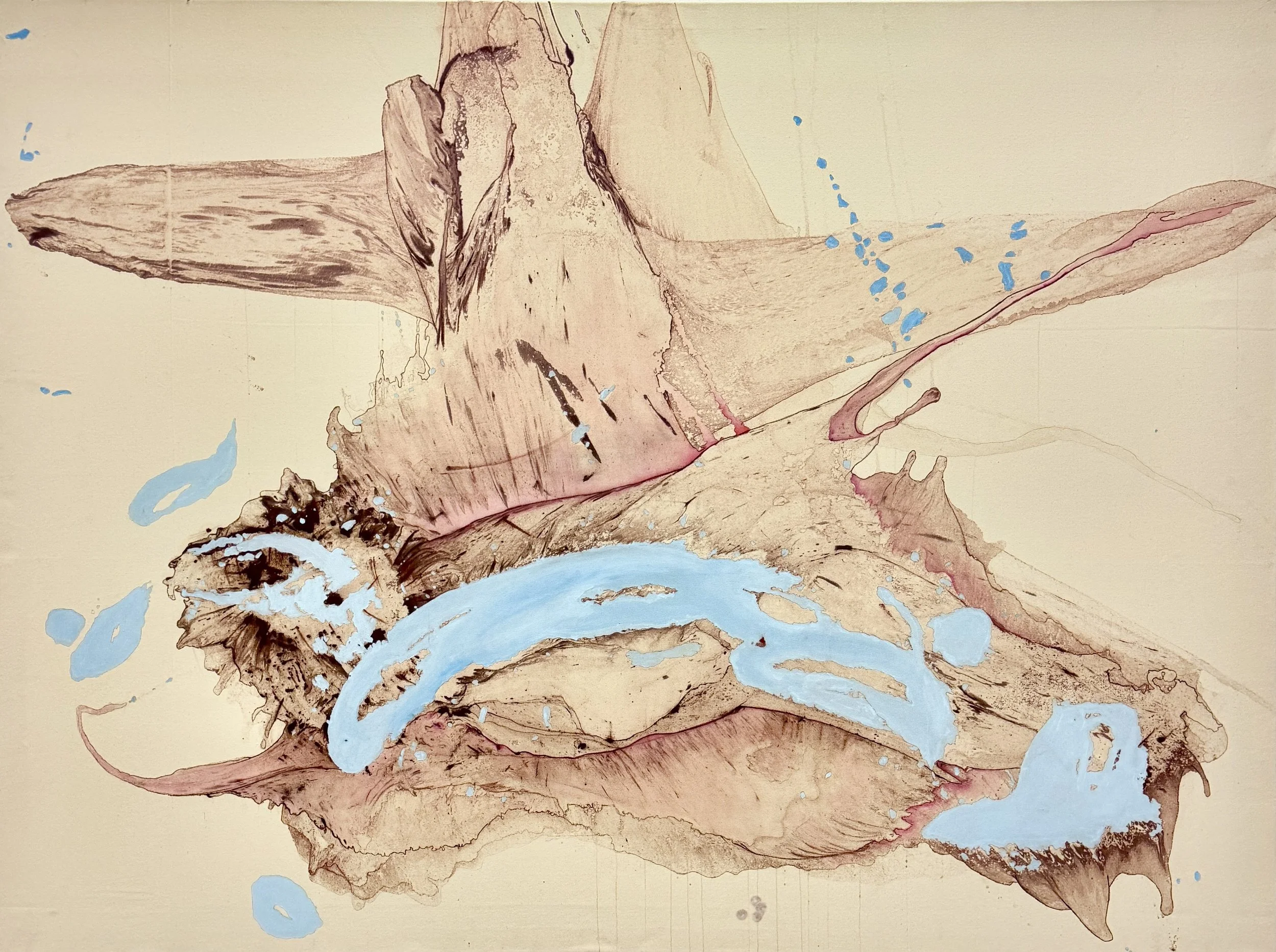 CNK9, mixed media on canvas, 200x150cm