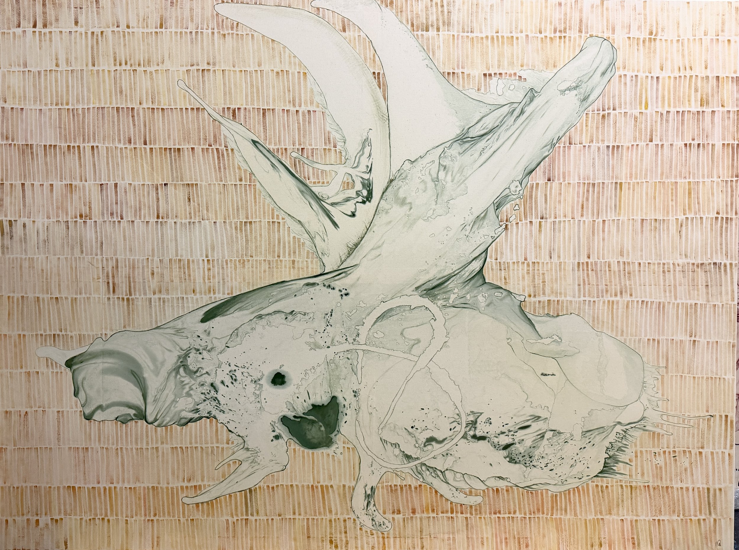 CNK3, mixed media on canvas, 150x200cm