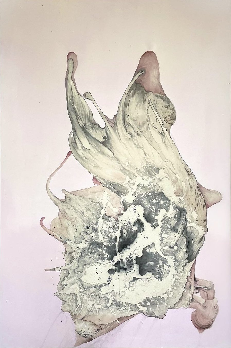 B104, mixed media on canvas, 180x120cm