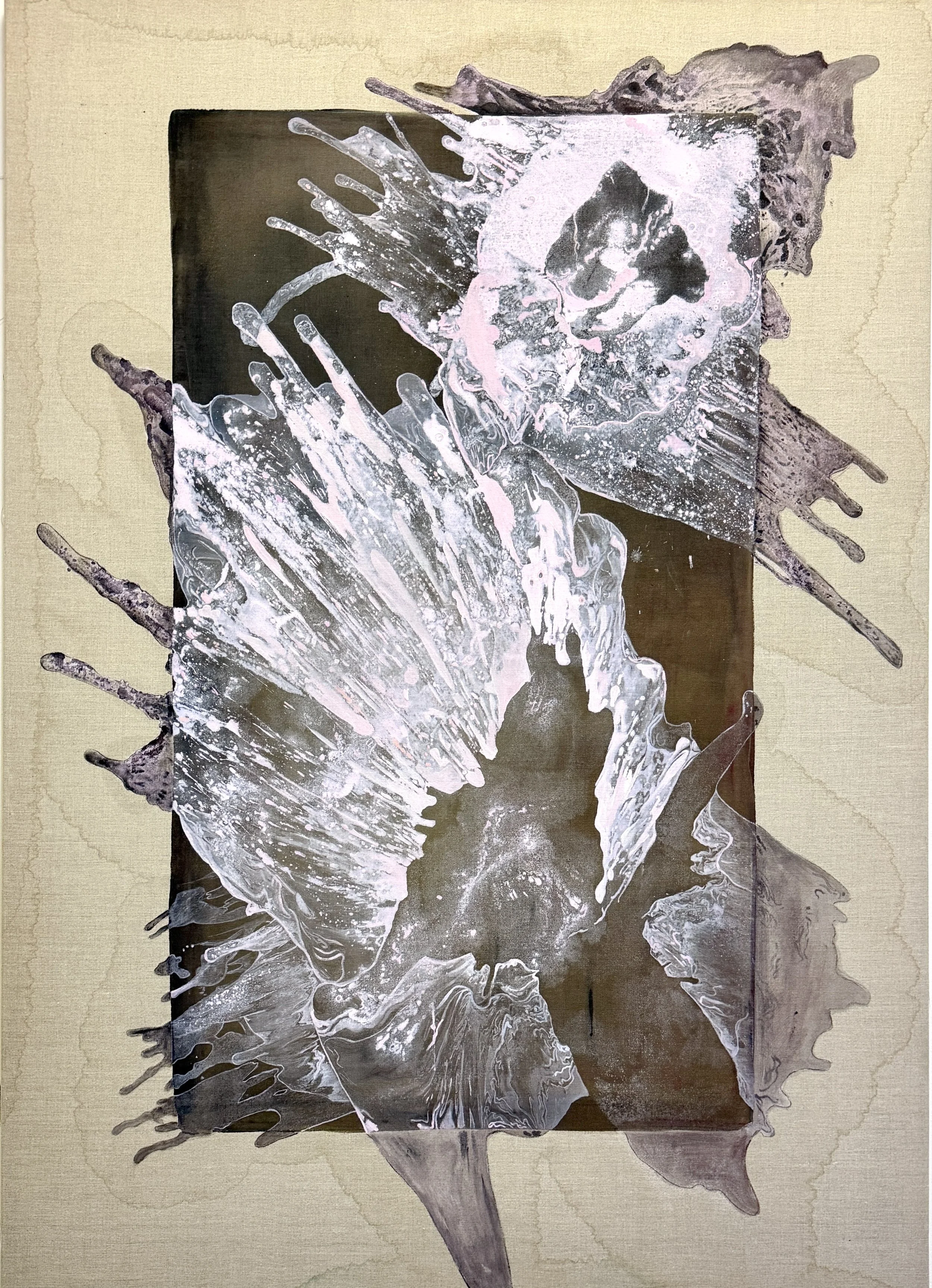 CNK13, mixed media on canvas, 145x100cm