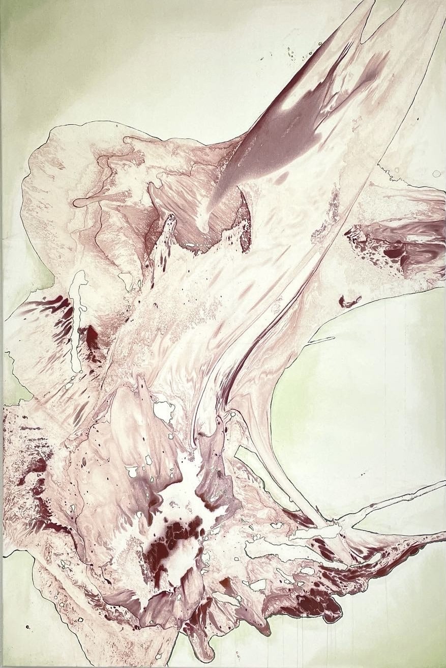B117, mixed media on canvas, 150x100cm