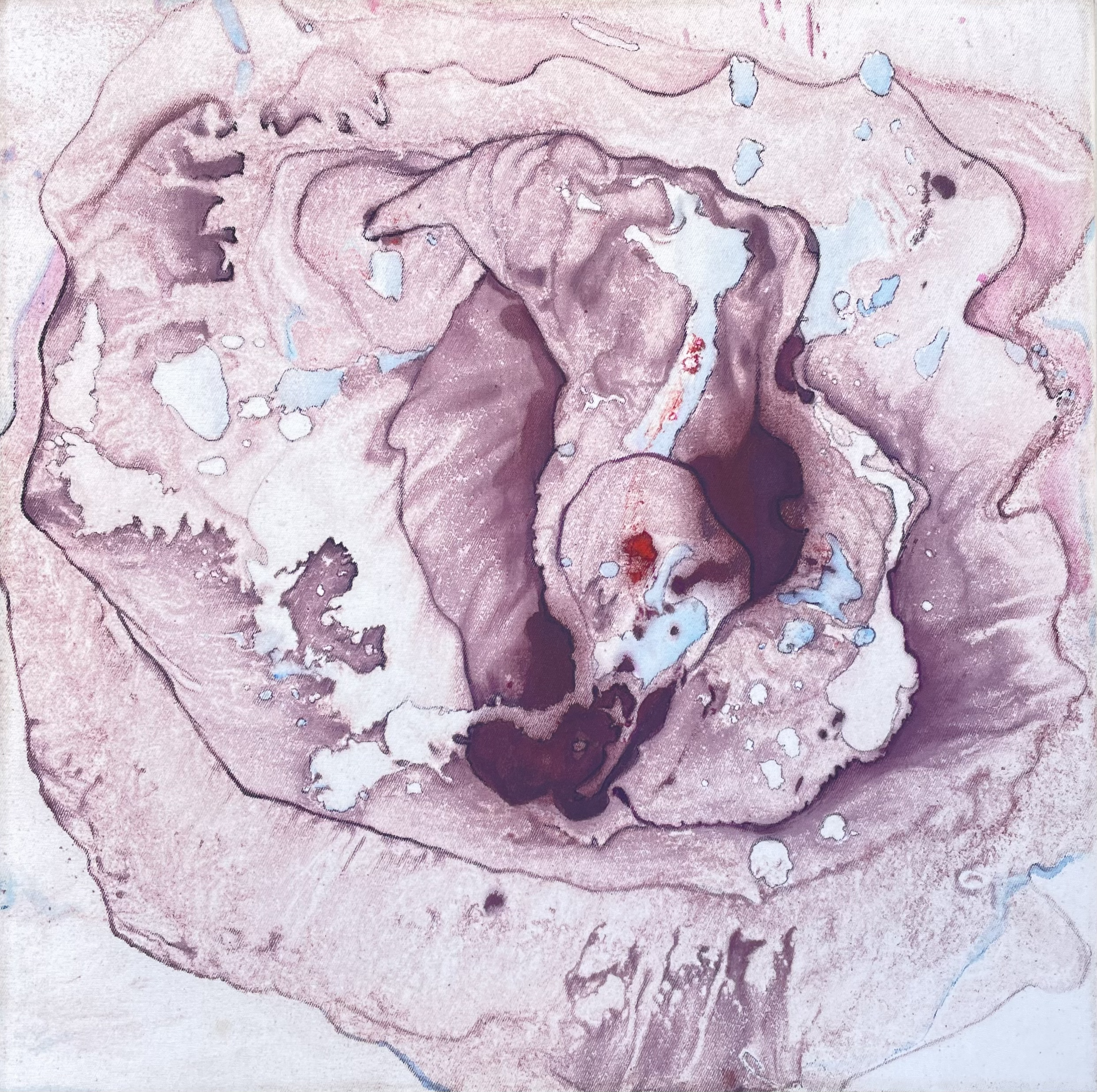 SC11, mixed media on canvas, 40x40cm