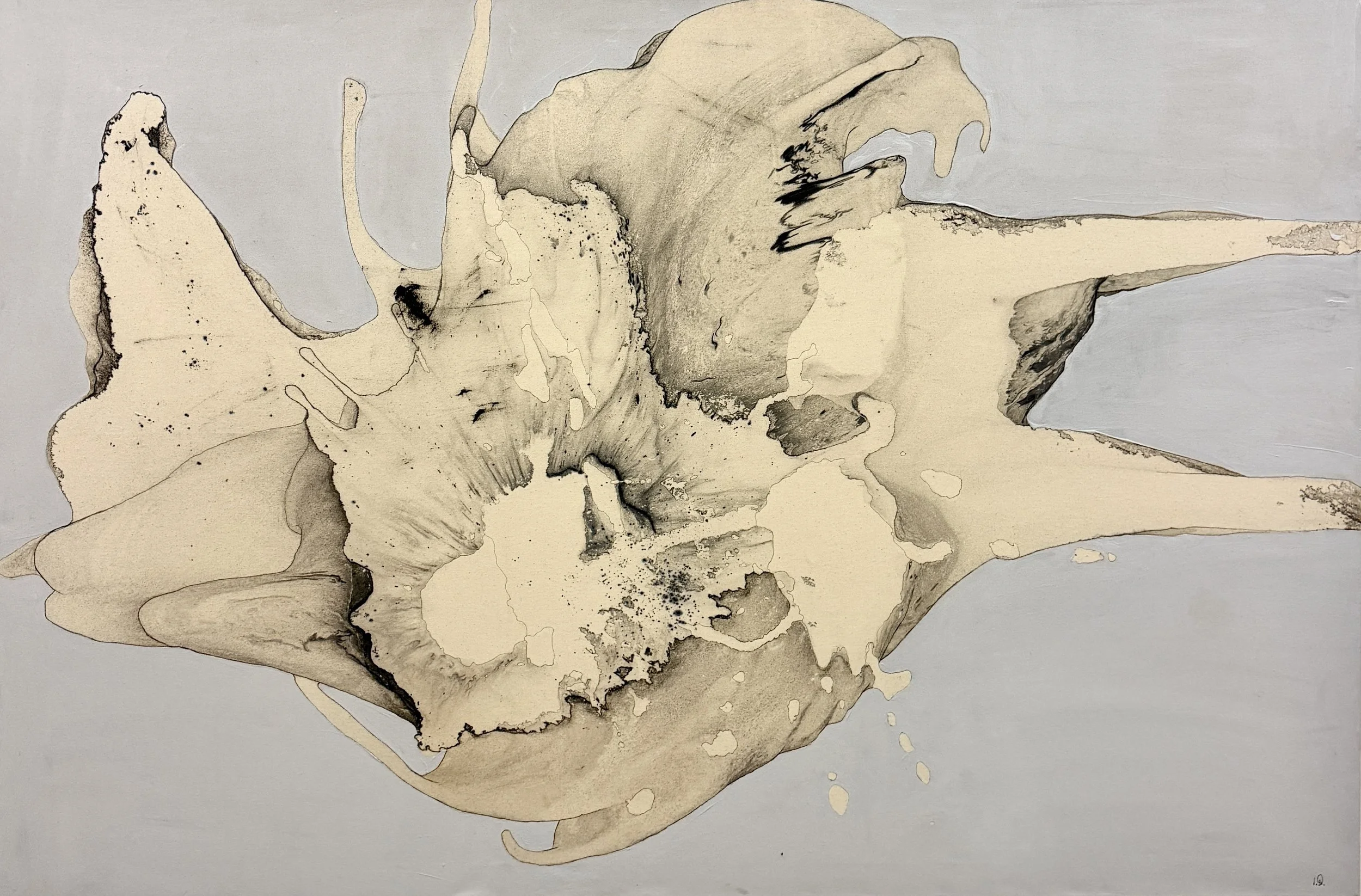 CNK11, mixed media on canvas, 100x150cm