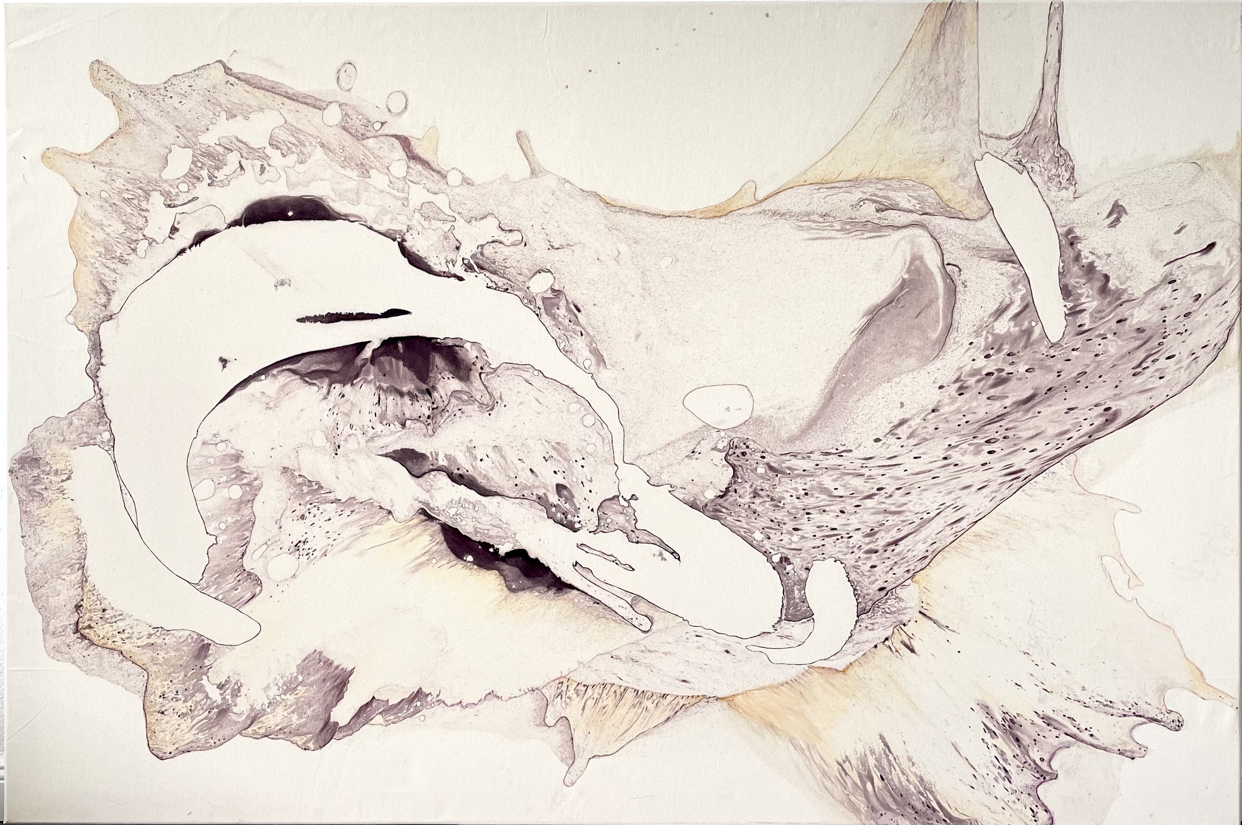 B97, mixed media on canvas, 100x150cm