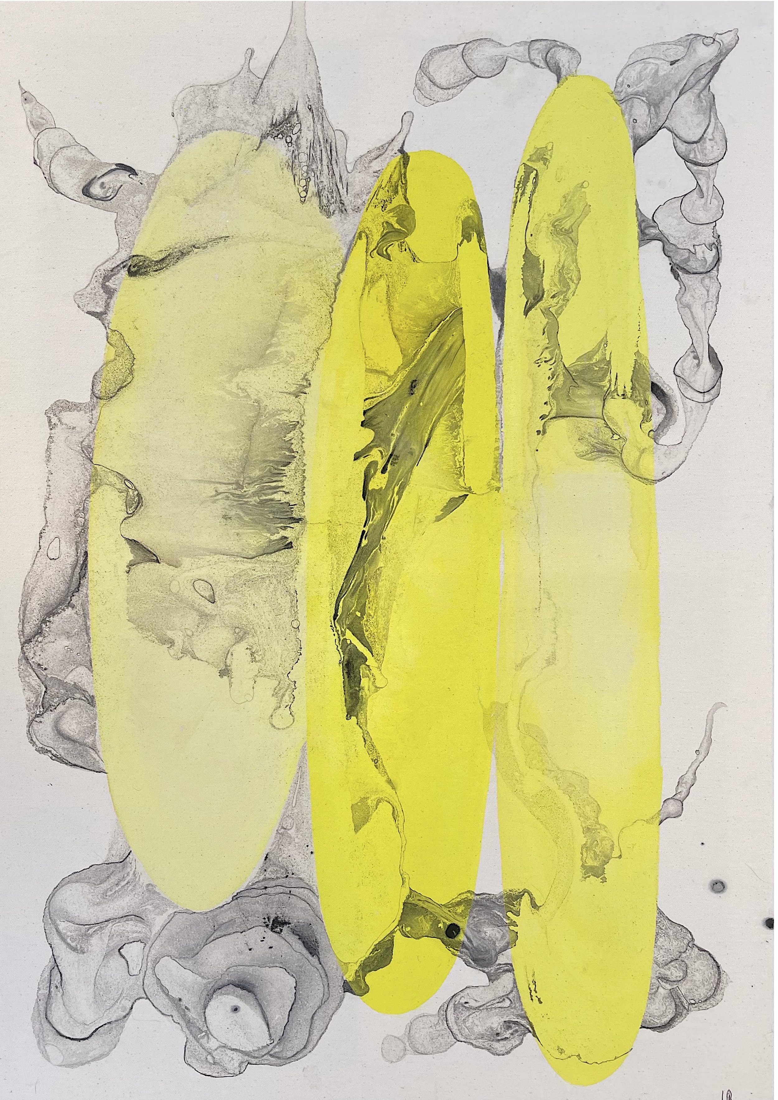 B76, mixed media on canvas, 100x70cm SOLD