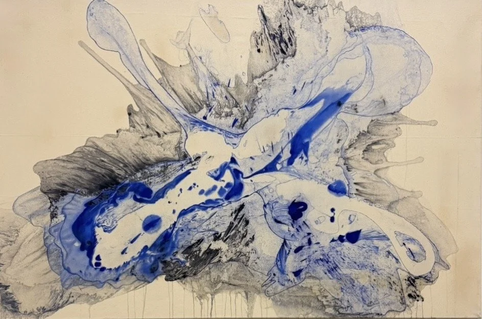 CNK7, mixed media on canvas, 100x150cm
