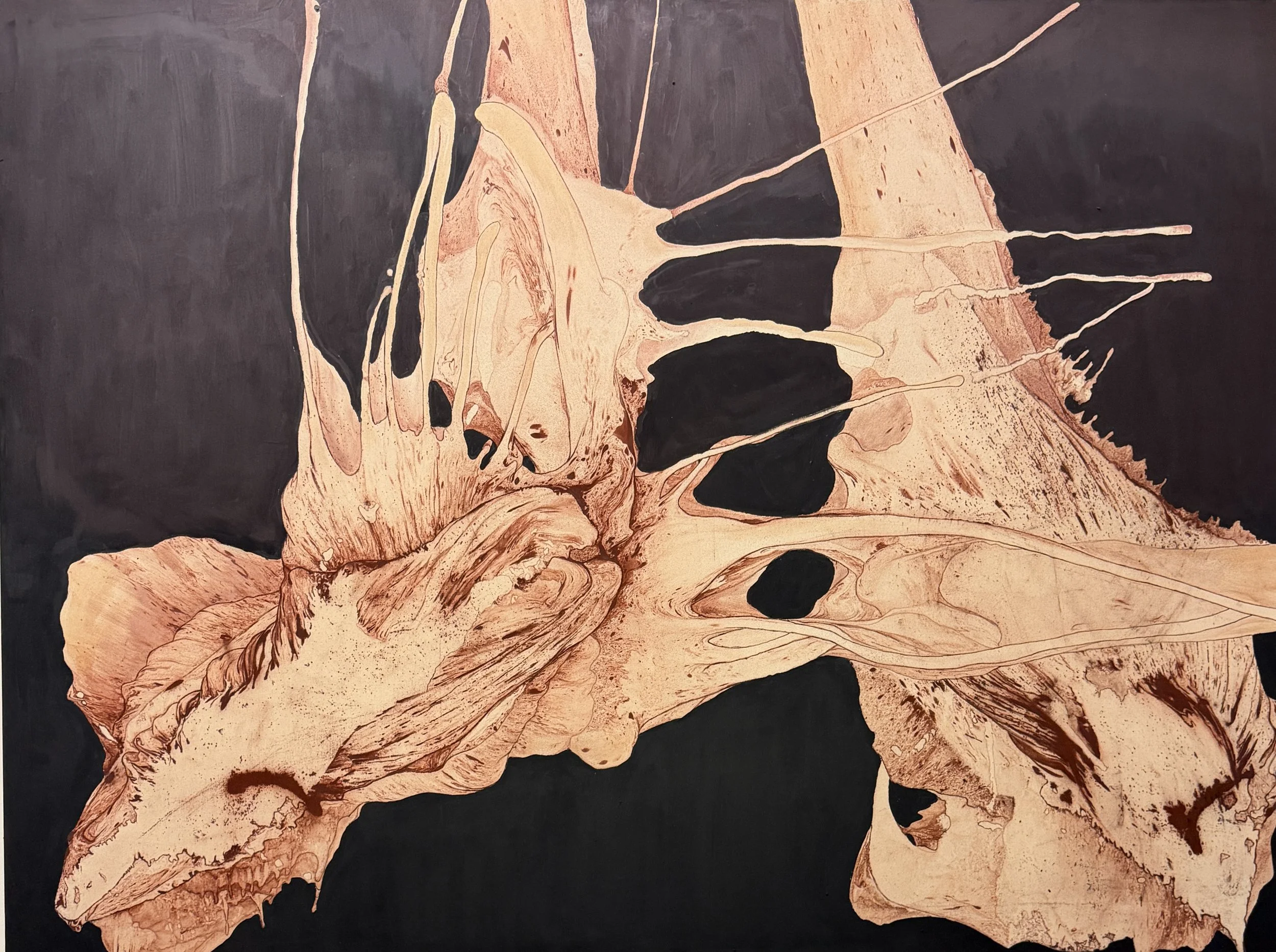 Altitude, mixed media on canvas, 150x200cm