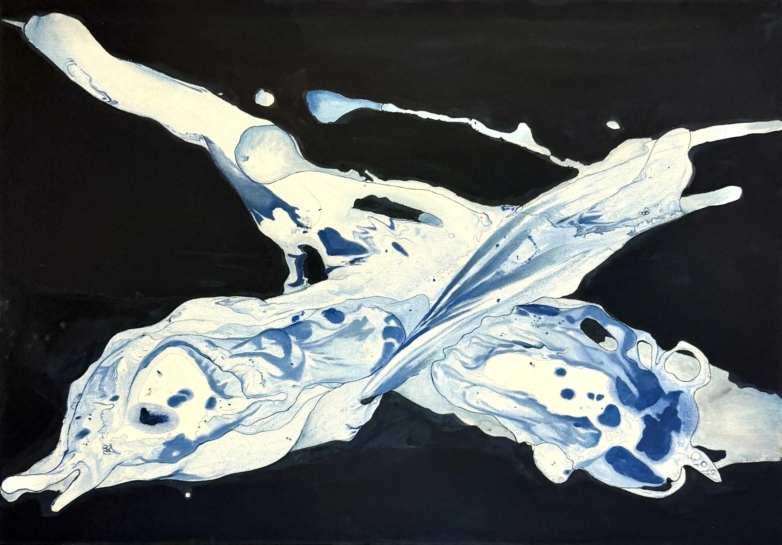 CNK10, mixed media on canvas, 70x100cm