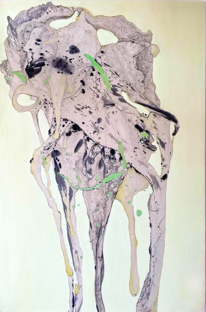 B112, mixed media on canvas, 120x80cm SOLD