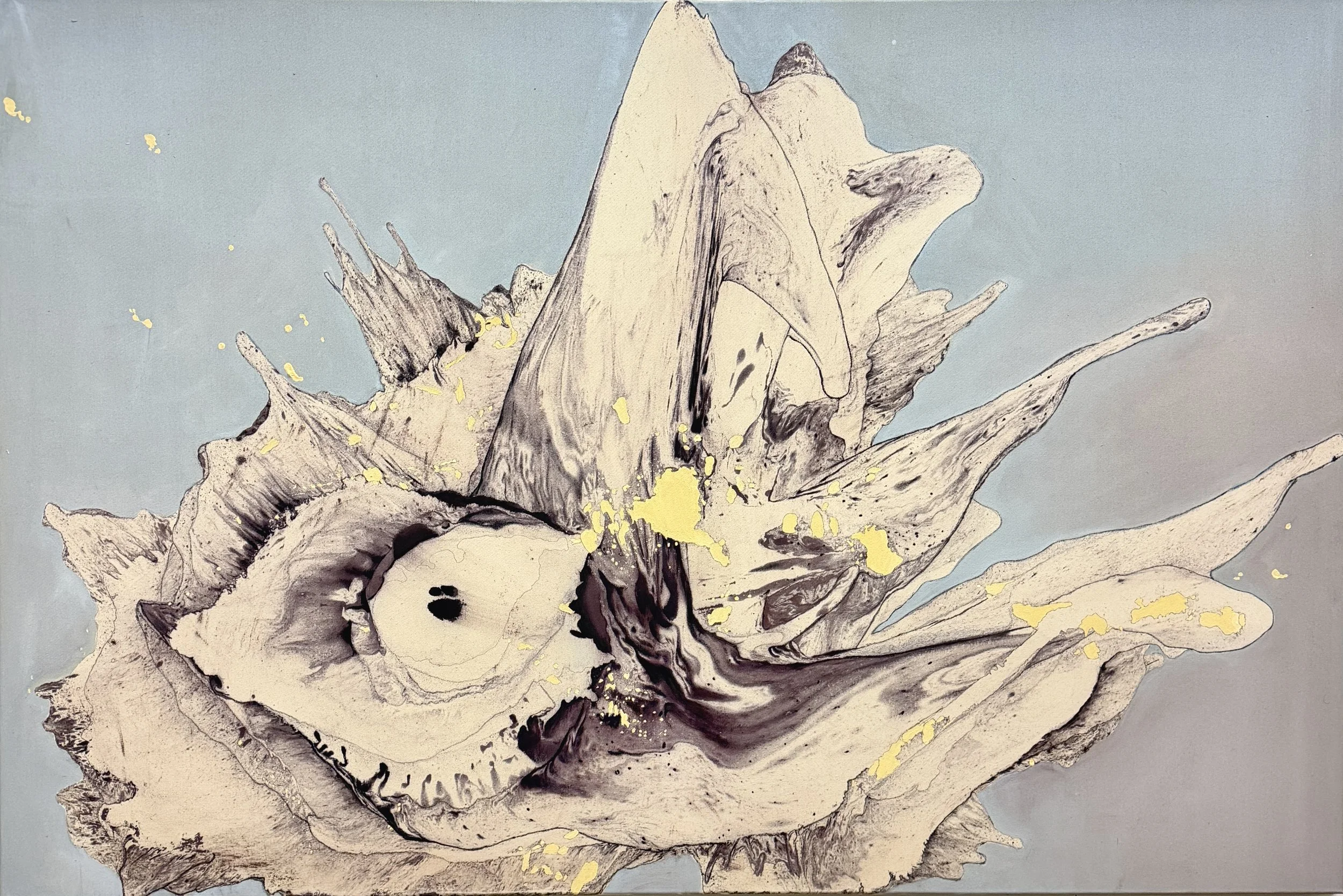 CNK5, mixed media on canvas, 100x150cm