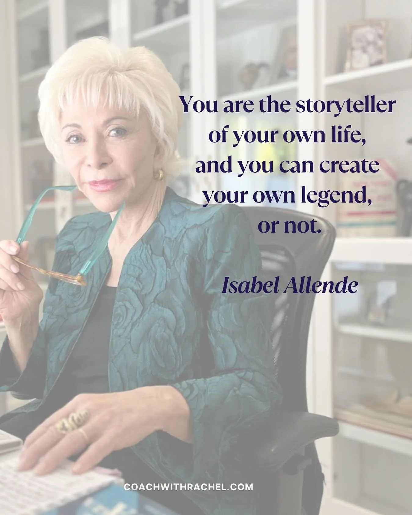 Inspiration of the day |

At 82, Isabel Allende continues to write, advocate, and live with passionate intensity. Her life embodies the very message of her TED talk, that age is no barrier to living fully and purposefully.

Every single day, we choos