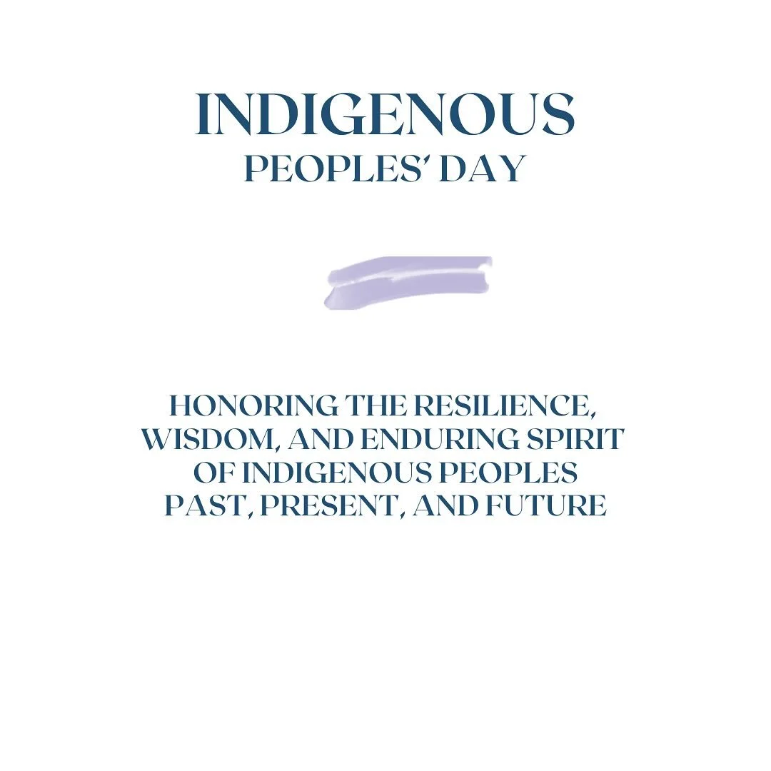 Indigenous Peoples&rsquo; Day | 

Celebrating the first stewards of this land. Honoring their wisdom, resilience, and ongoing contributions to our world.

Today and every day: Listen to Indigenous voices. Support Indigenous-led initiatives. Acknowled