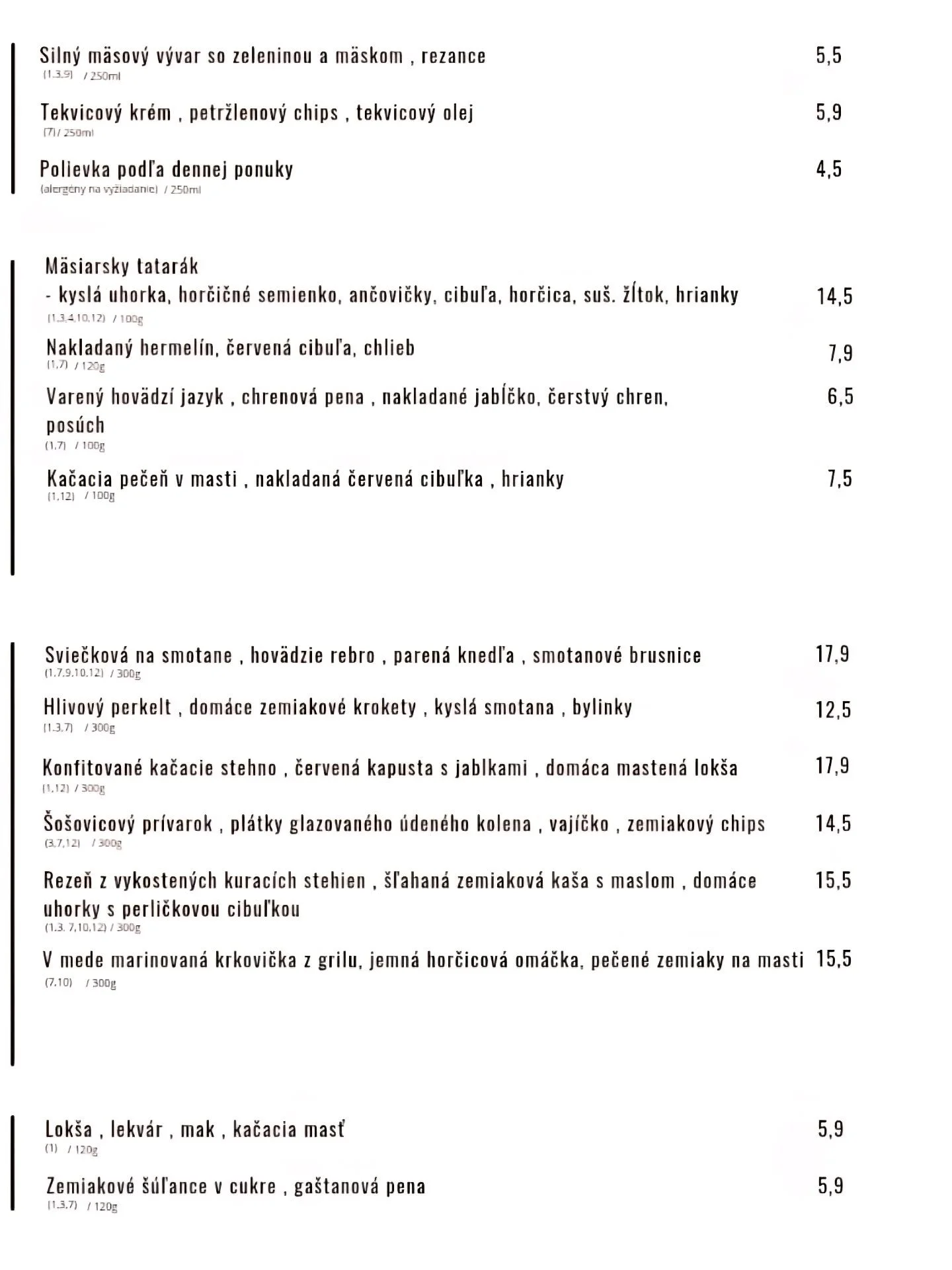 Nov&eacute; menu. Nov&eacute; chute. Jeseň zač&iacute;na u n&aacute;s. 🍂✨
#vyhna #&agrave;lacarte #jeseň #menu