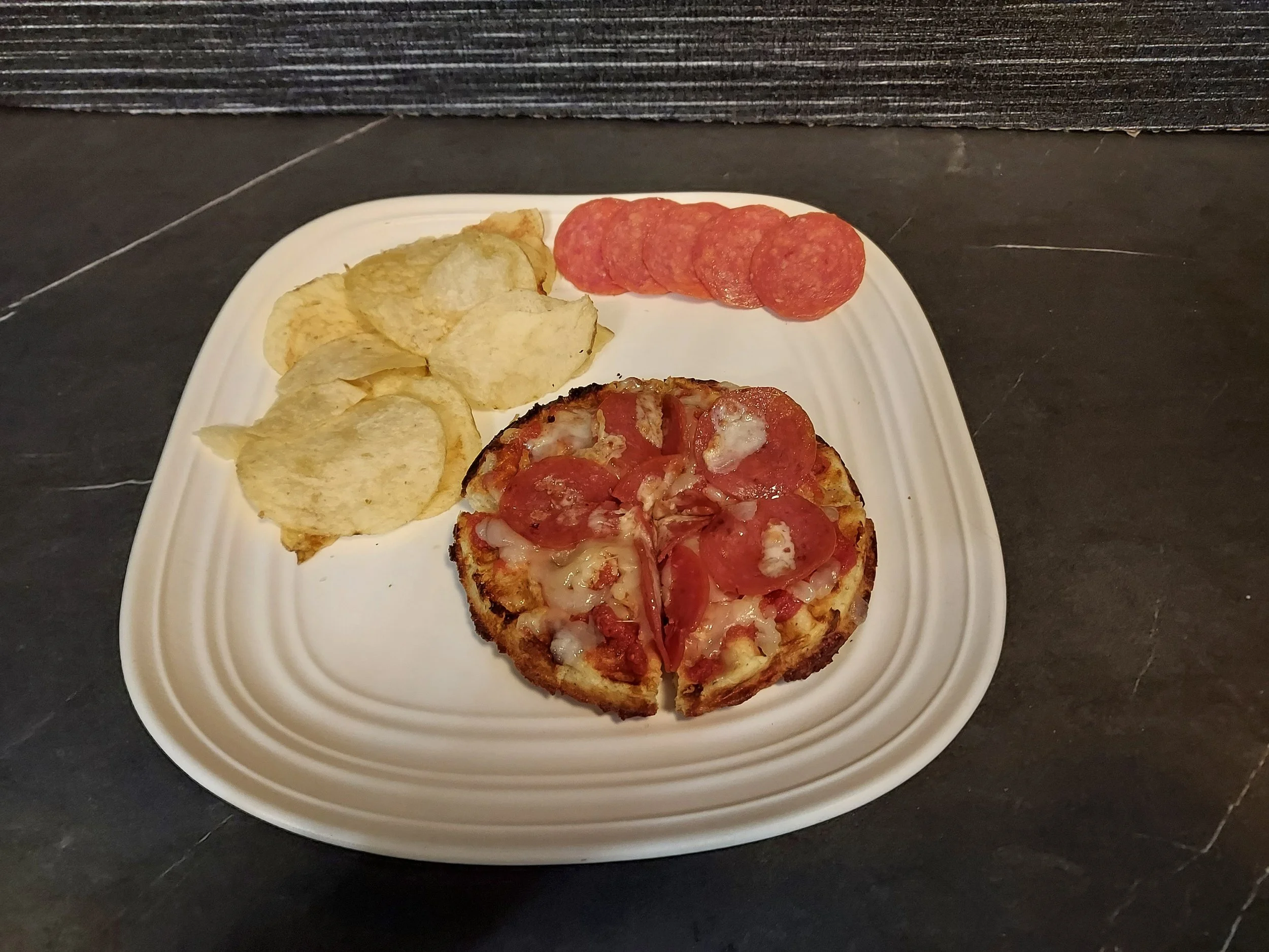Pepperoni Pizza Chaffle Recipe — Grain Free ME