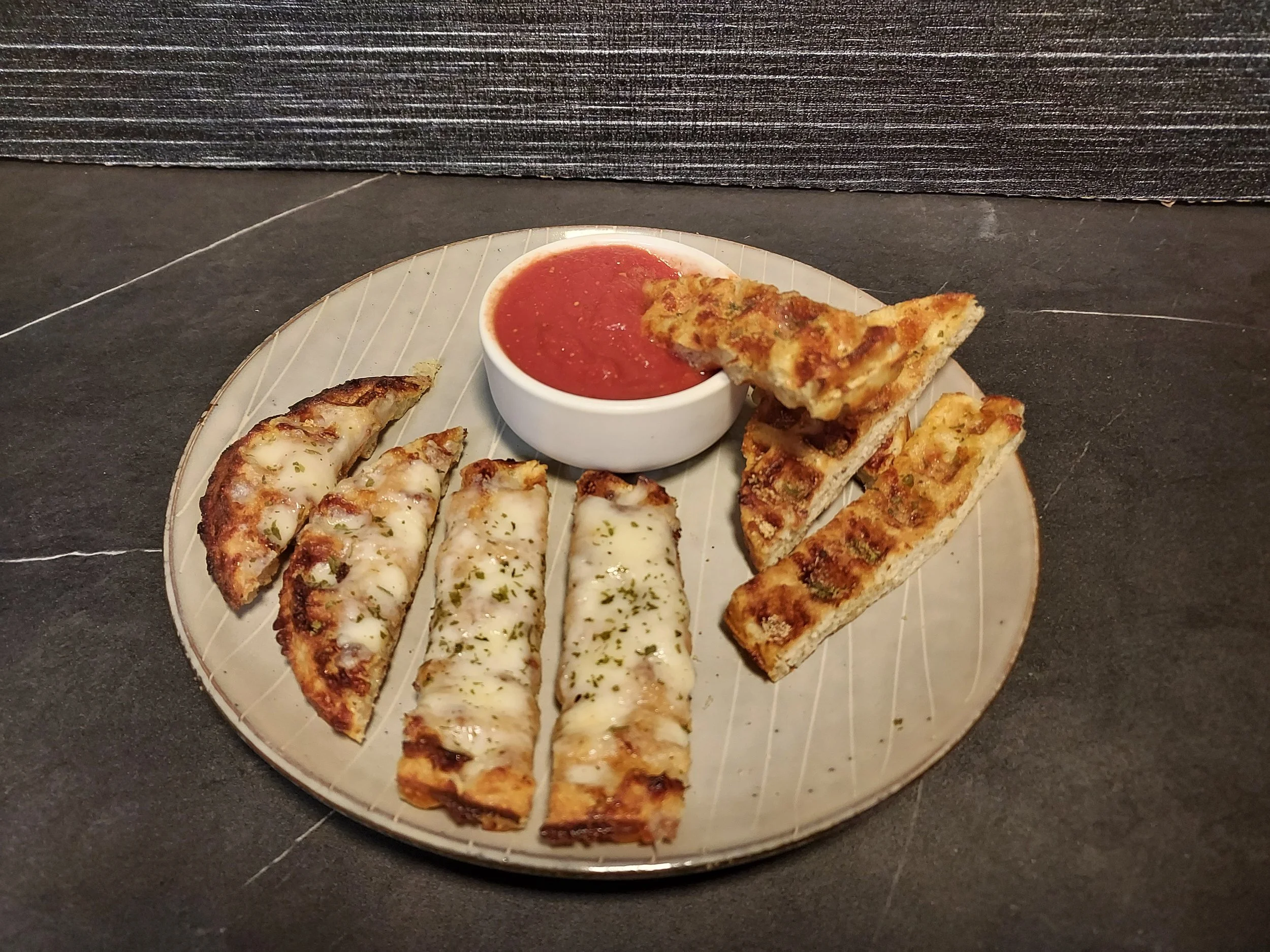 Cheese Pizza & Garlic Bread Chaffle — Grain Free ME