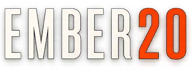 Ember20 — E20 periodic-table studio mark