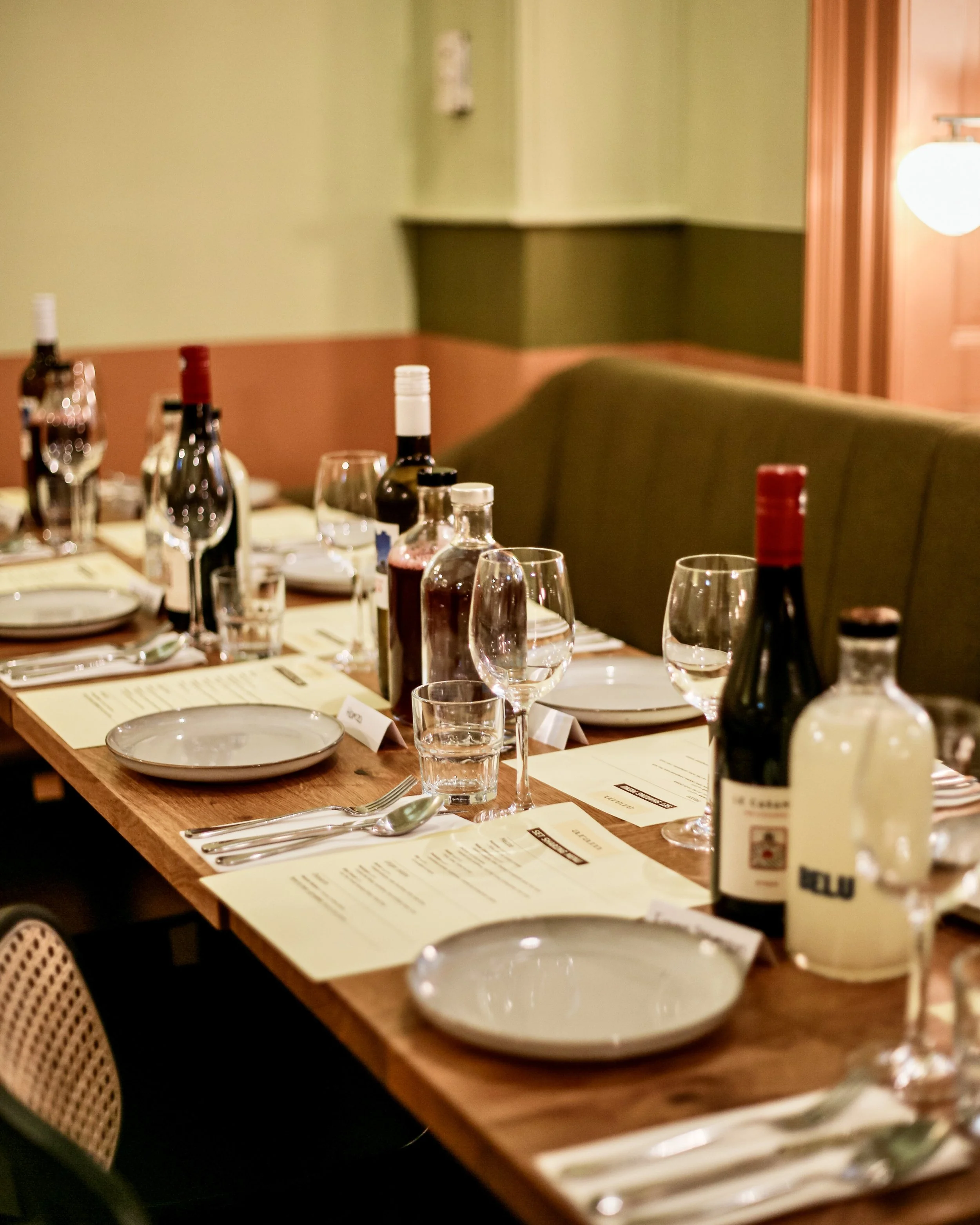 Event setup and private hire at Aram by Imad, Somerset House, Strand, London
