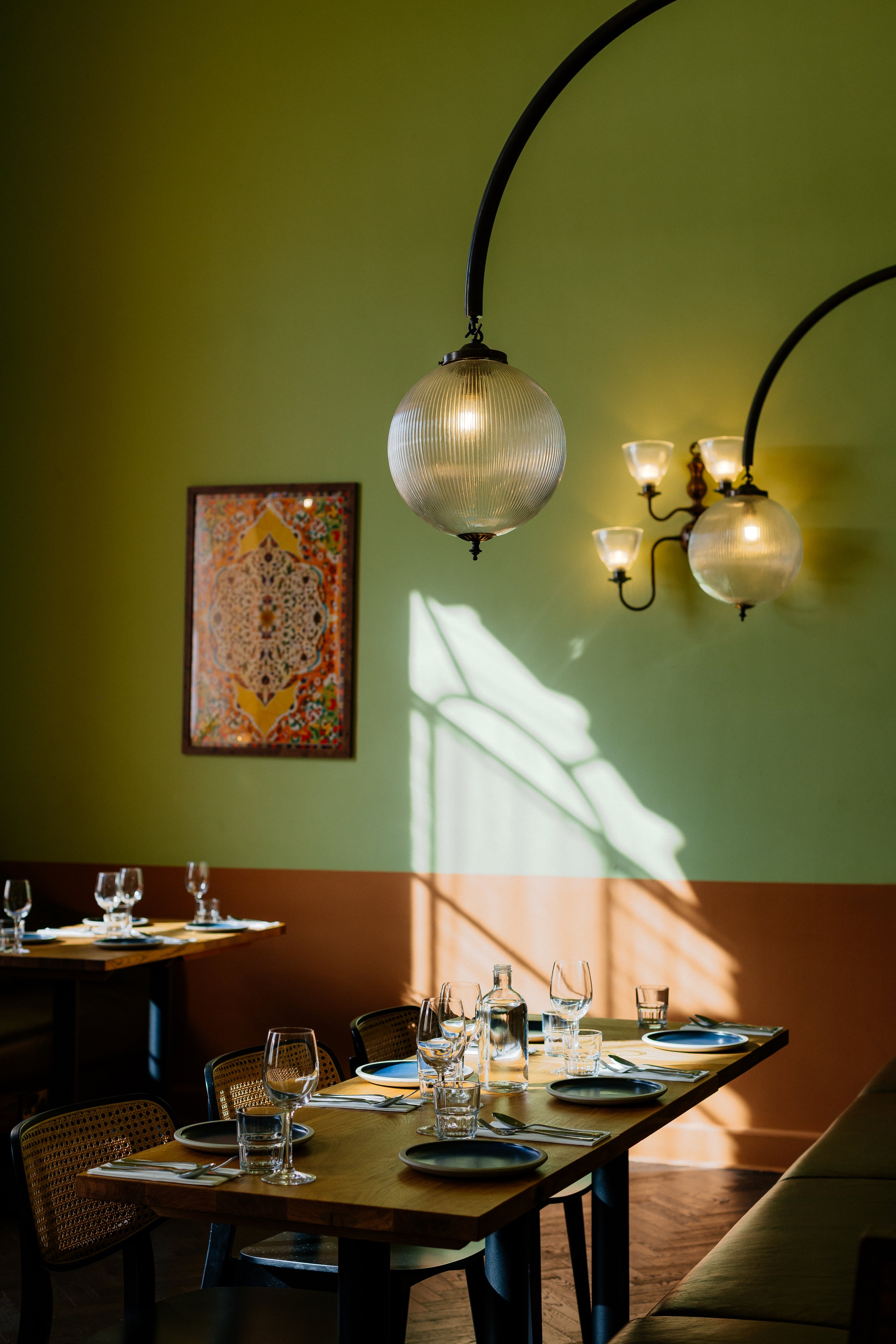 Private dining room at Aram by Imad, Somerset House – ideal for corporate dinners and celebrations