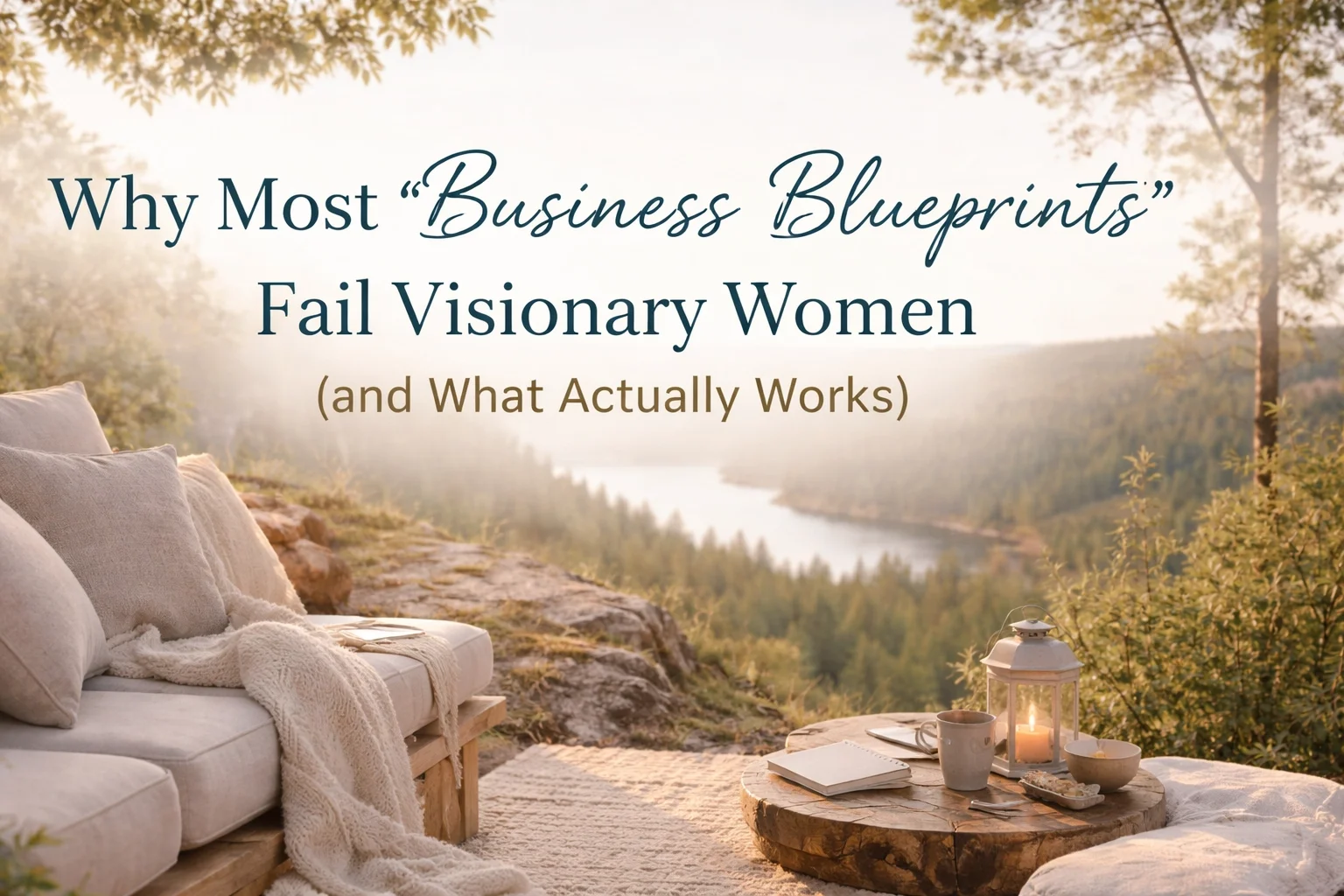 Why Most "Business Blueprints" Fail Visionary Women (and What Actually Works)