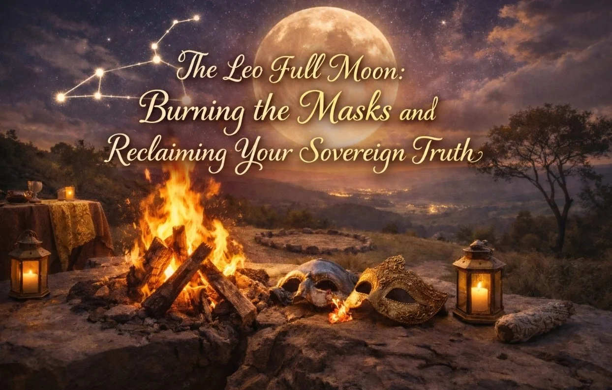 The Leo Full Moon: Burning the Masks and Reclaiming Your Sovereign Truth