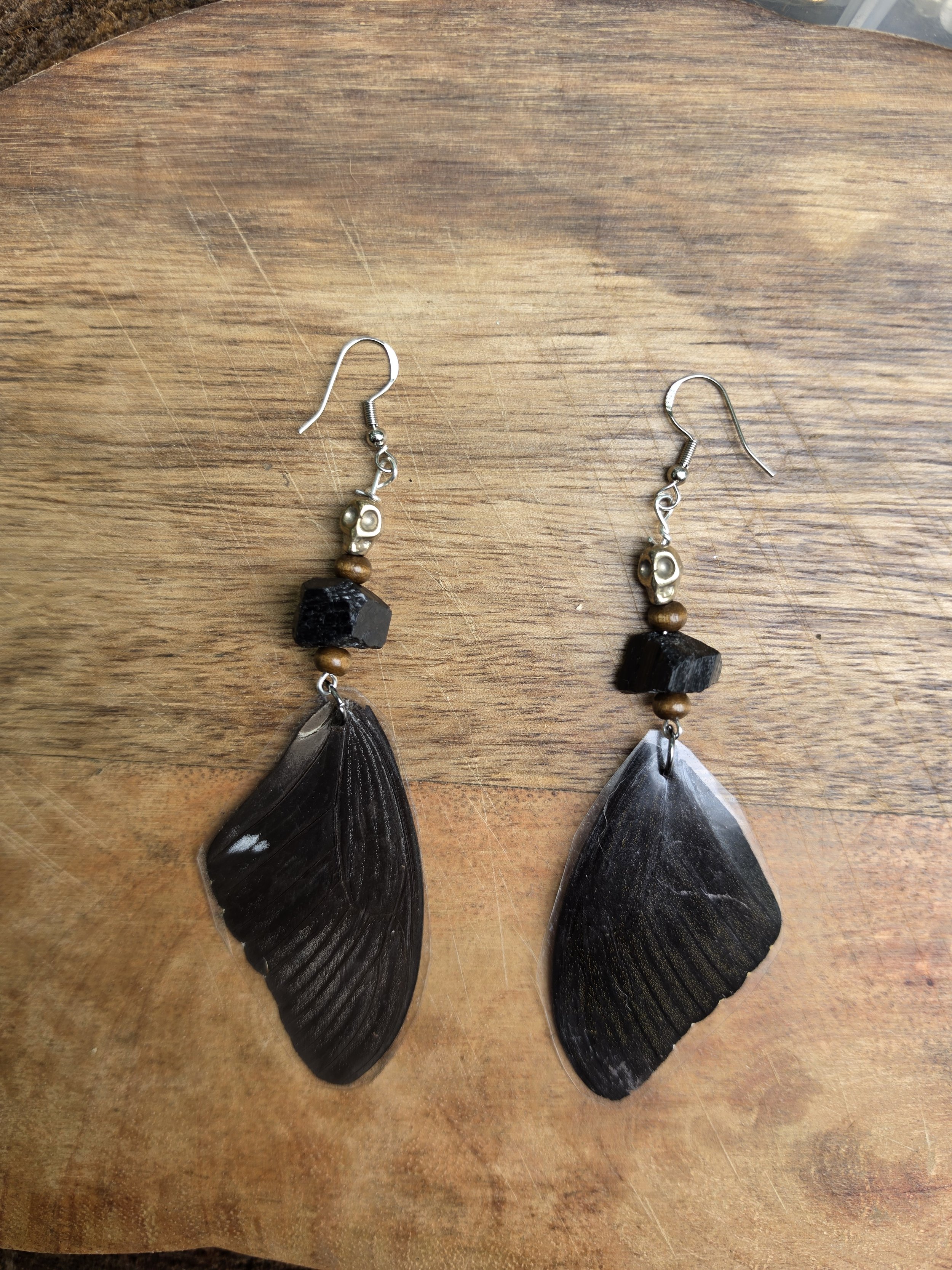 Tourmaline Butterfly Earings