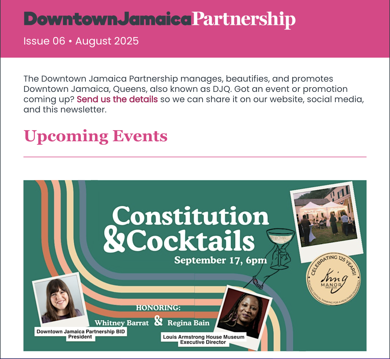 August 29th 2025 Newsletter