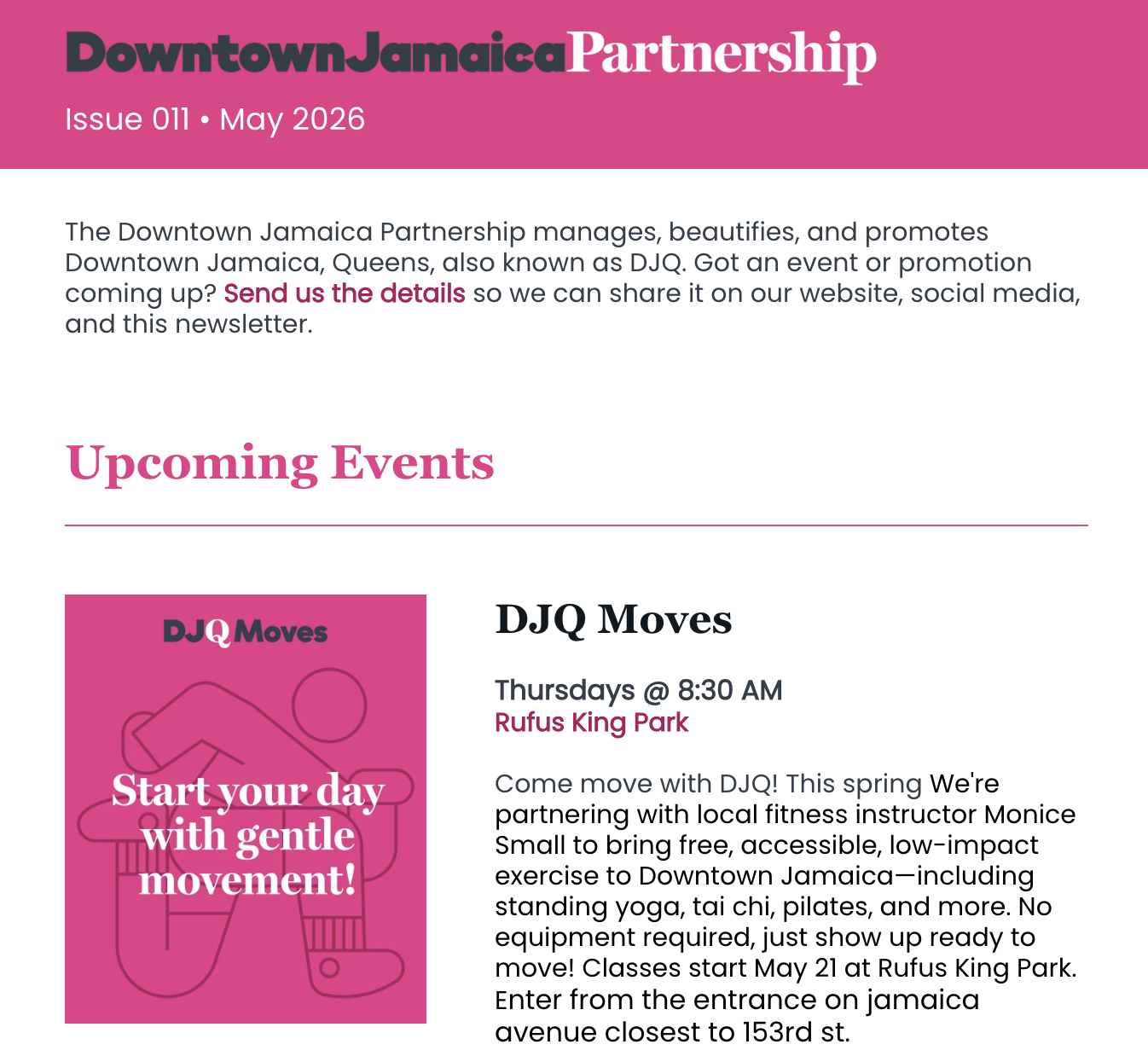 May 2026 Newsletter