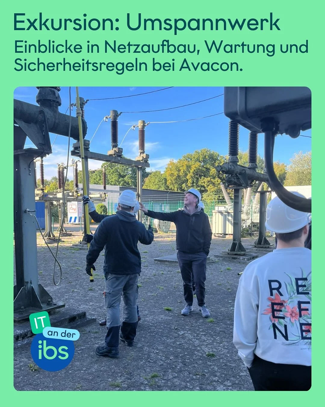 ⚡️ Strom aus der Steckdose? Dahinter steckt viel mehr.

Der Jahrgang WI2024 durfte gemeinsam mit @avacon.de ein Umspannwerk besichtigen &ndash; und praxisnah erleben, wie komplex und sicherheitsrelevant Stromnetze wirklich sind.

Die wichtigsten Erke