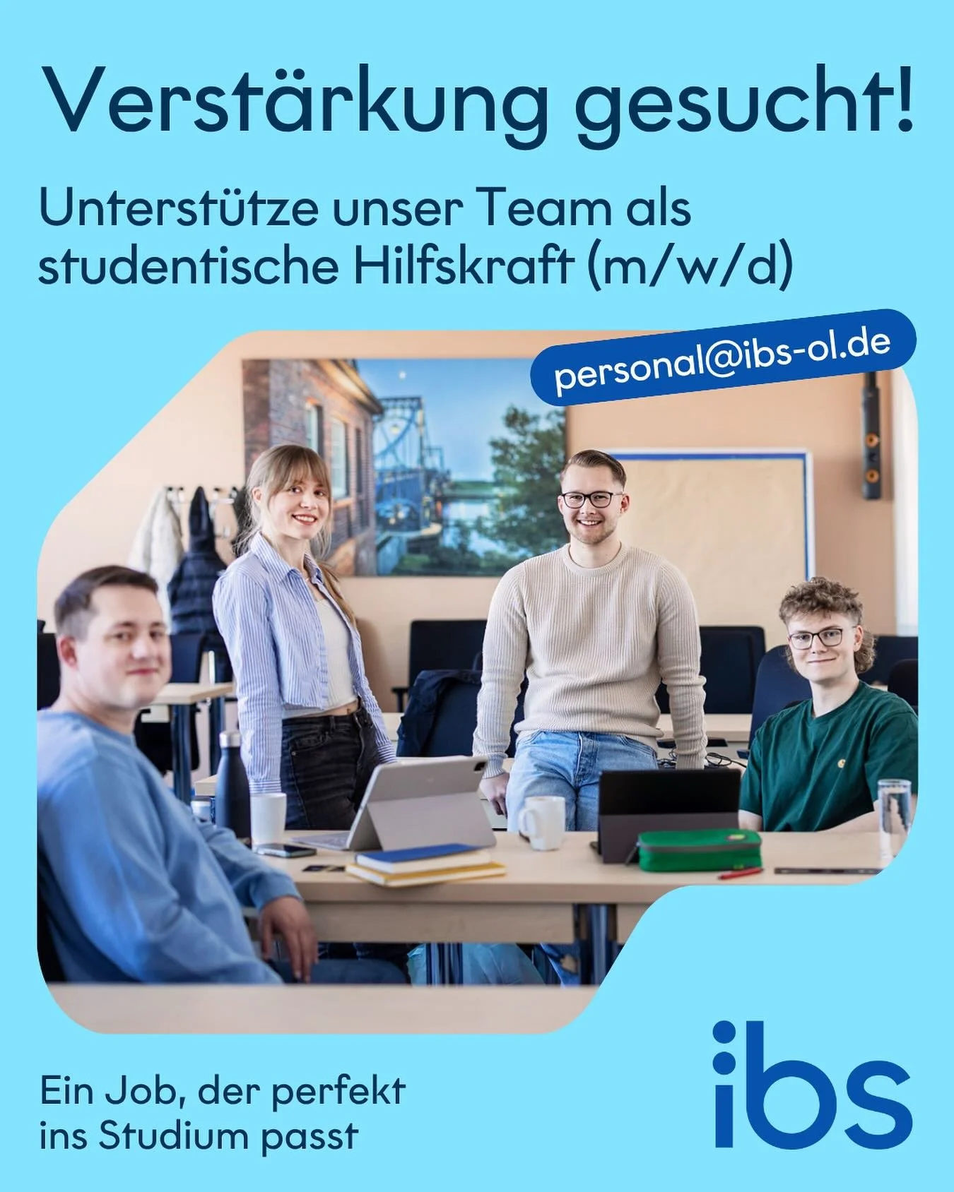 Werde Teil unseres Teams &ndash; als studentische Hilfskraft (m/w/d)!
&nbsp;
Du m&ouml;chtest schon w&auml;hrend des Studiums Praxiserfahrung sammeln und den Hochschulalltag aus einer neuen Perspektive erleben?
Bei uns kannst du Einblicke gewinnen, d