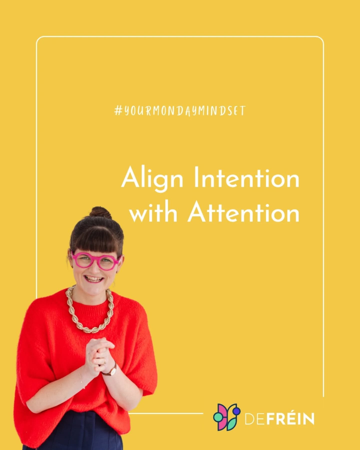 Intentions are your WHY. 

They are the foundation for your Goals. 

When you gain clarity on your WHY, the RAS (reticular activation system) in your brain is primed to spot possibilities - all the ways you can achieve your goals. 

These possibiliti