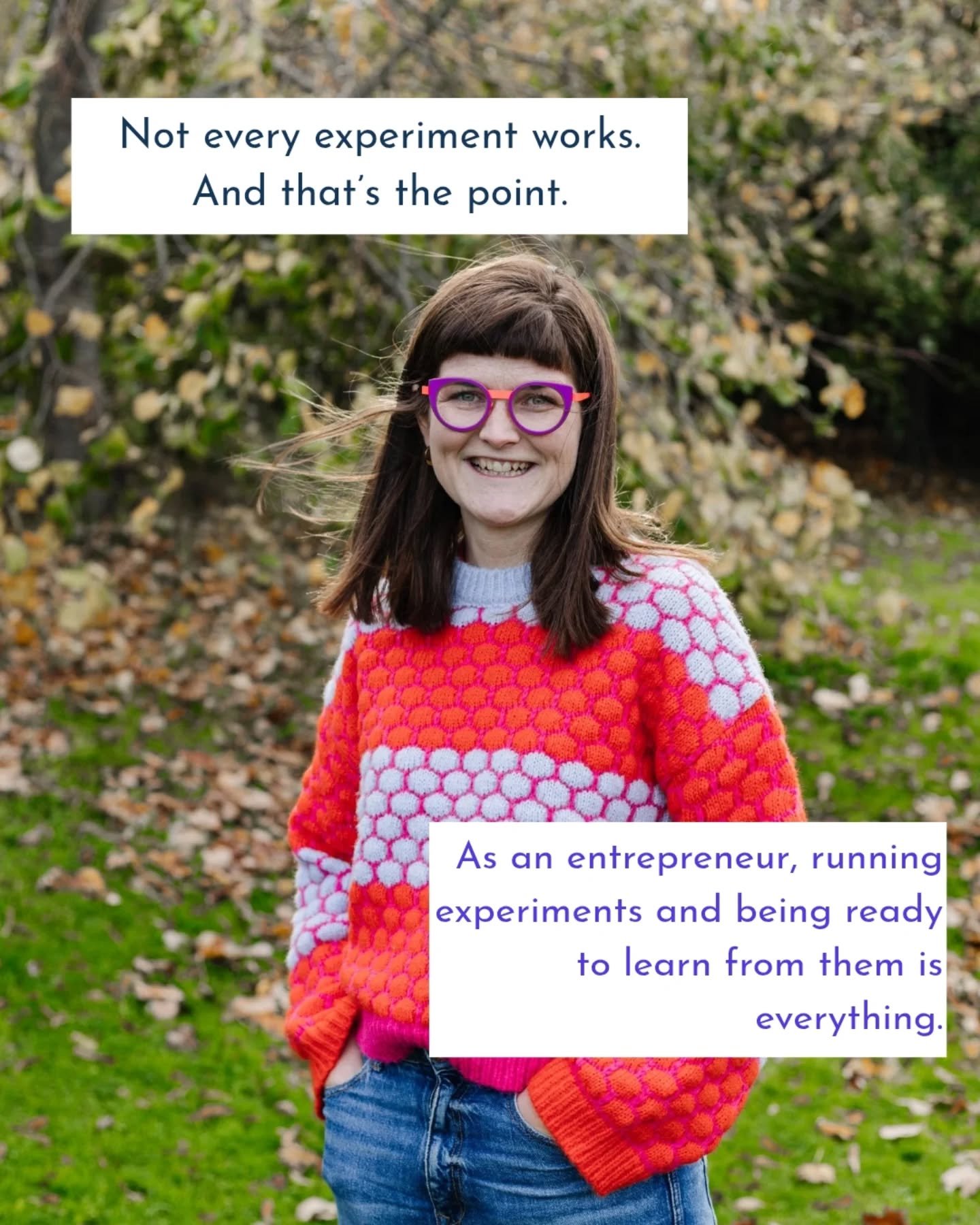 In which area of your life can you run an experiment? What experiment will you run &amp; What will you learn from it? 

A big part of being an entrepreneur is running experiments and learning from them. 

But experiments aren't just for entrepreneurs