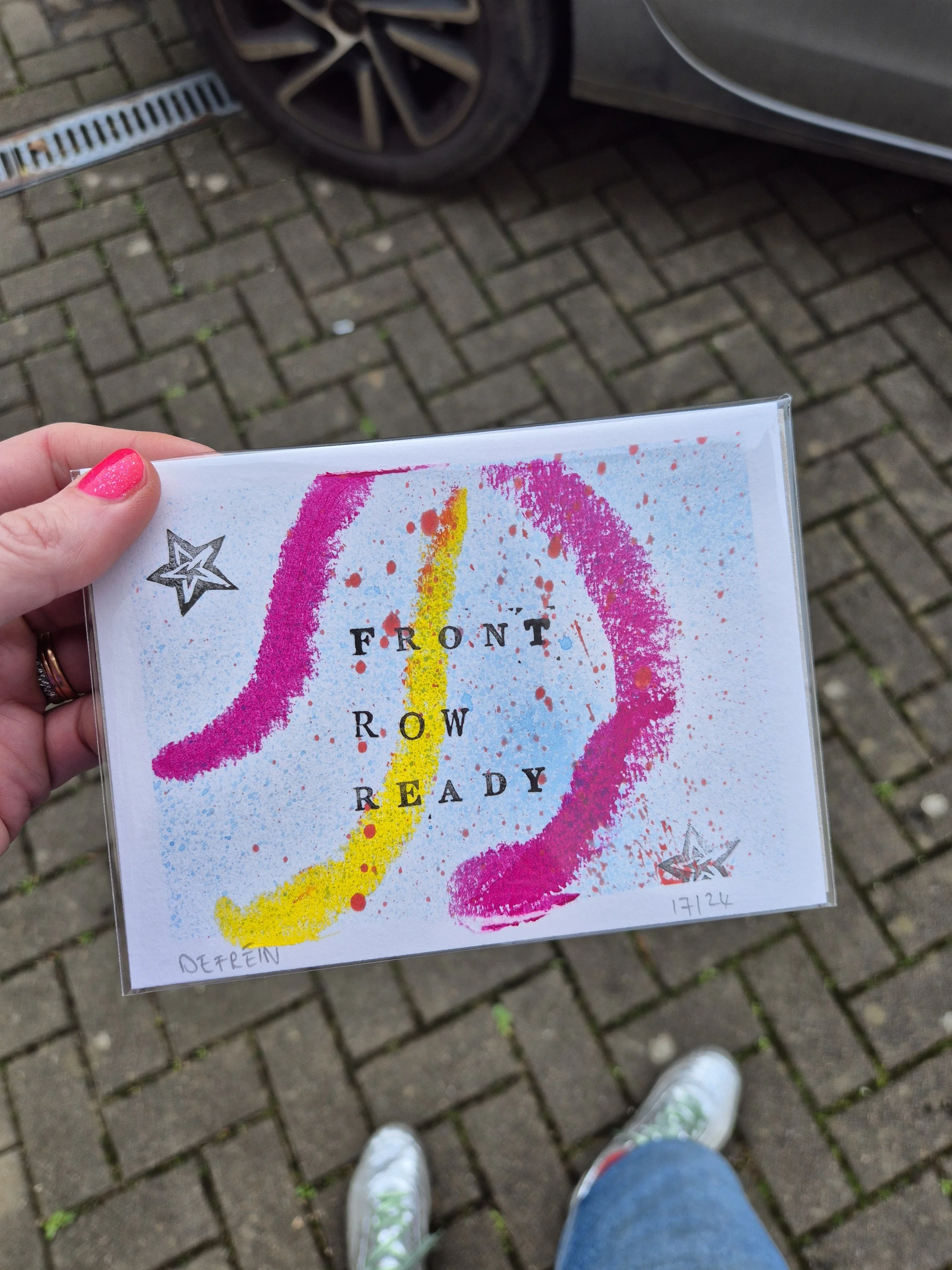 Front Row Ready - Limited Edition Artwork