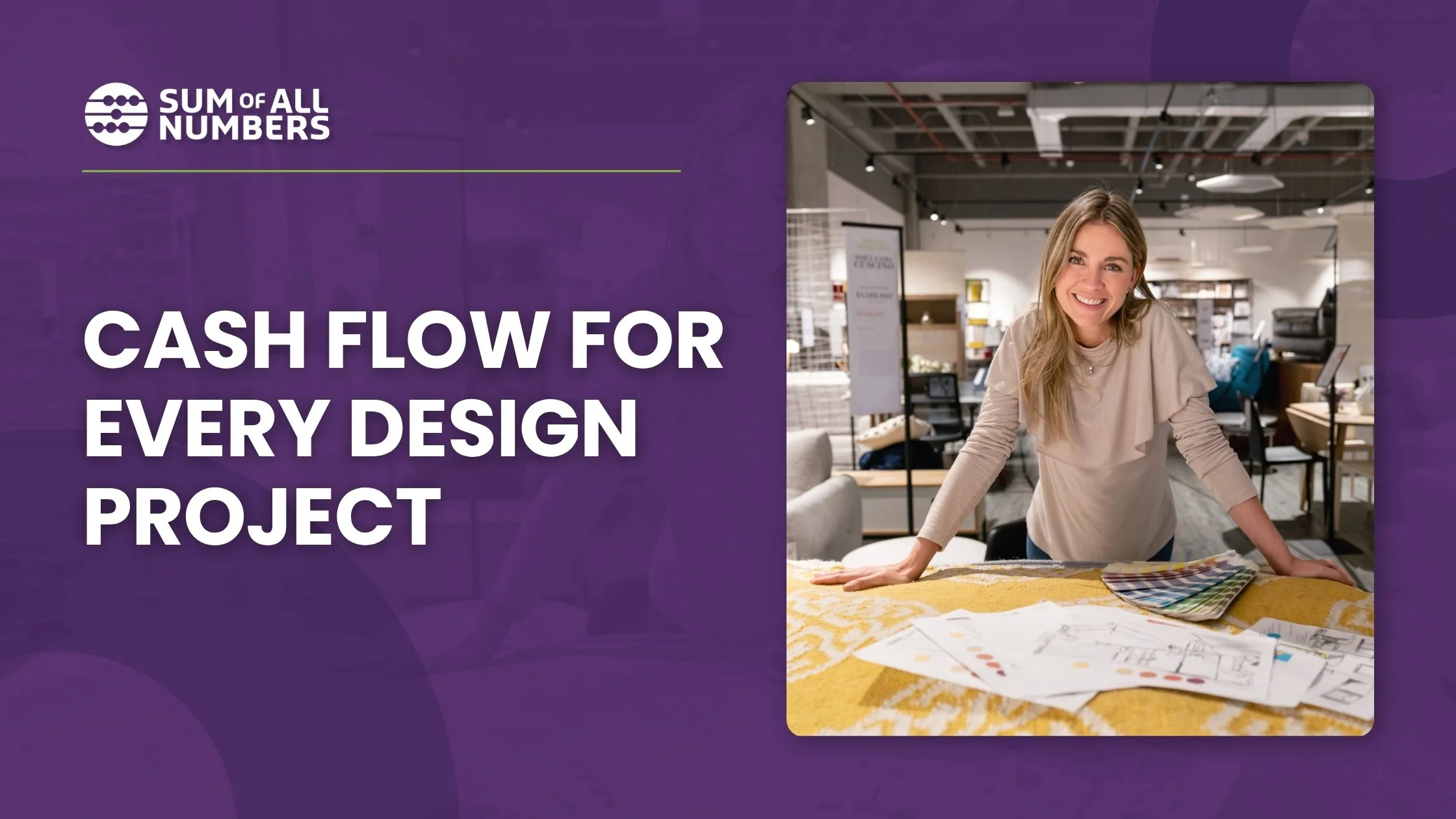 Interior designer - applying profit first to their financial system