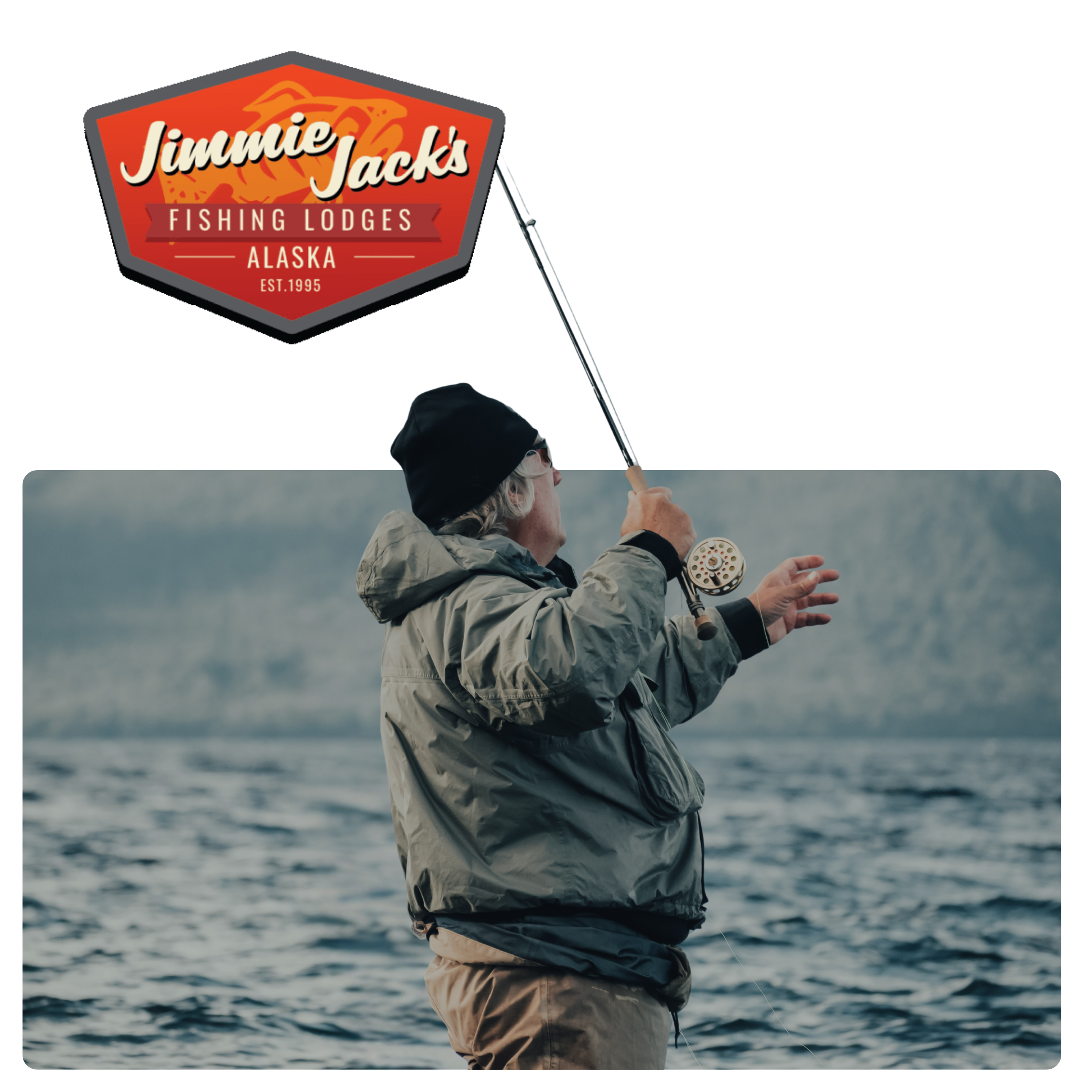 Man does finishing in Alaska