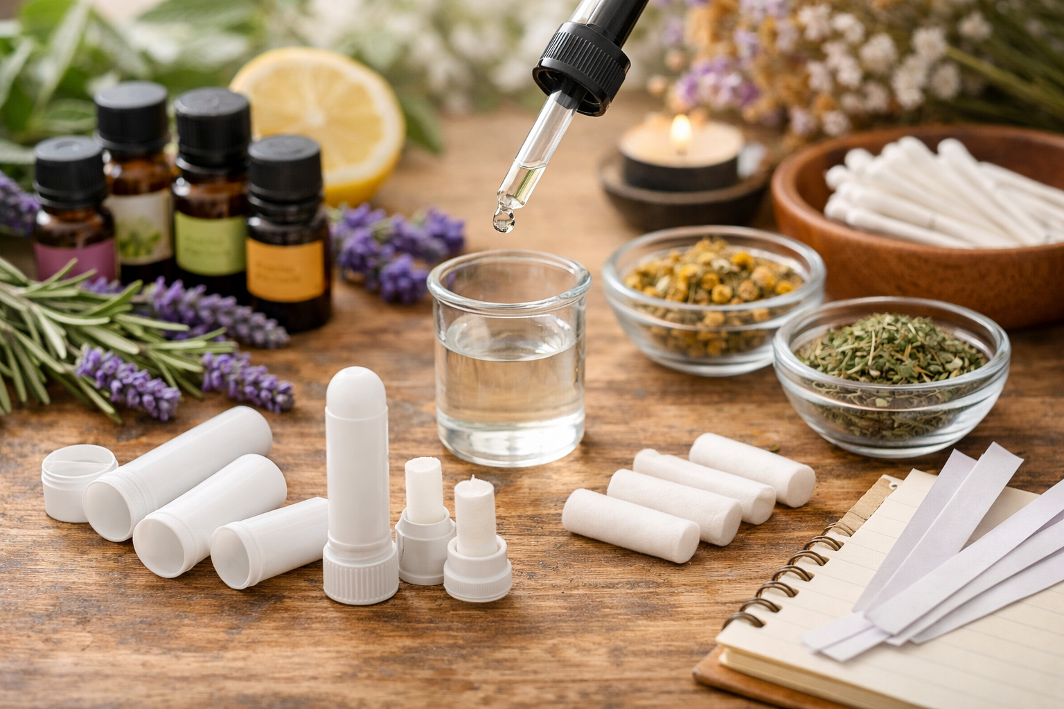 ATELIER AROMATHERAPIE : FABRICATION DE SITCK OLFACTIFS ET AROMATIQUES
