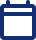 Empty blue notebook with a spiral binding