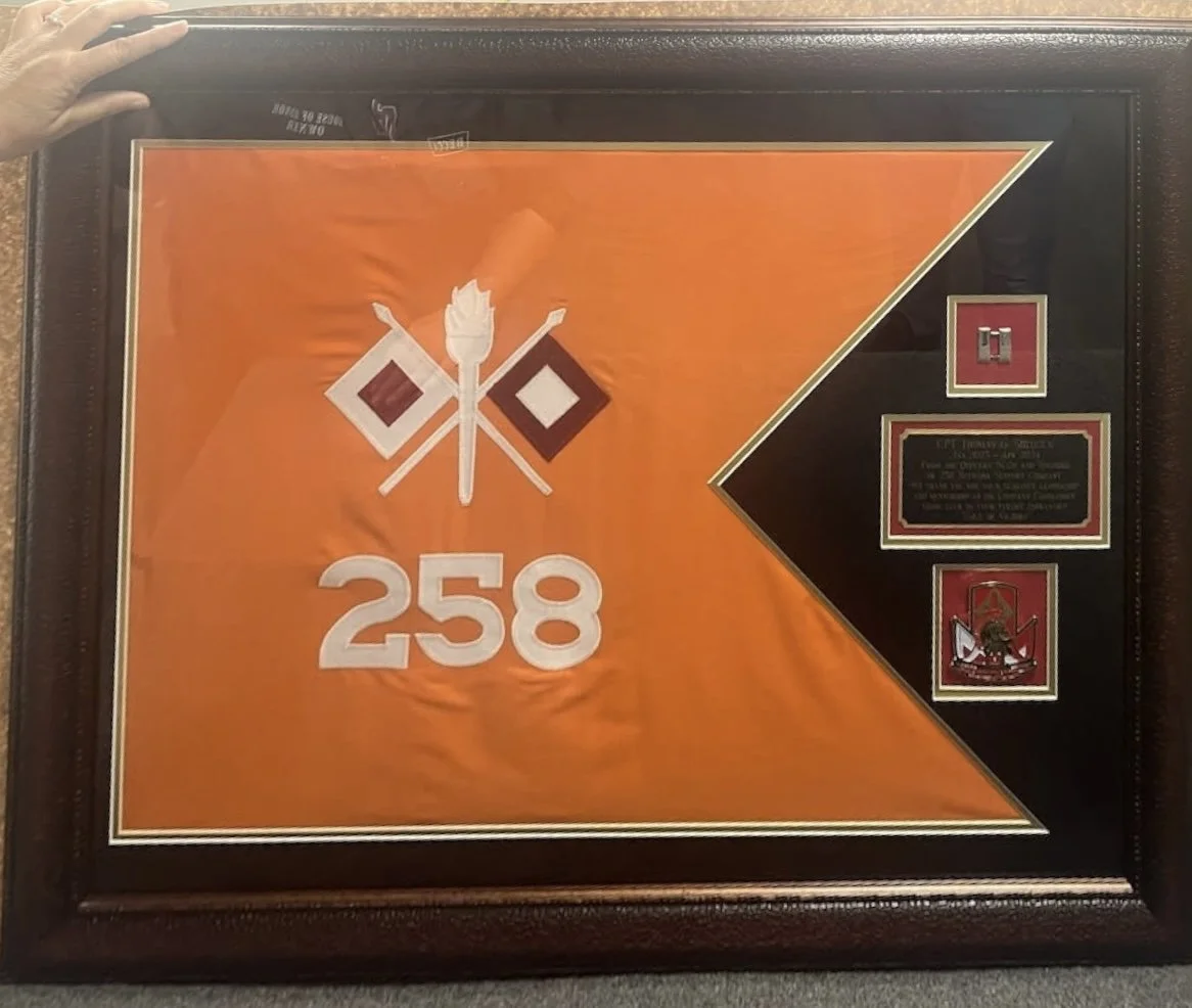 Embroidered Guidon (258 Signal).jpg