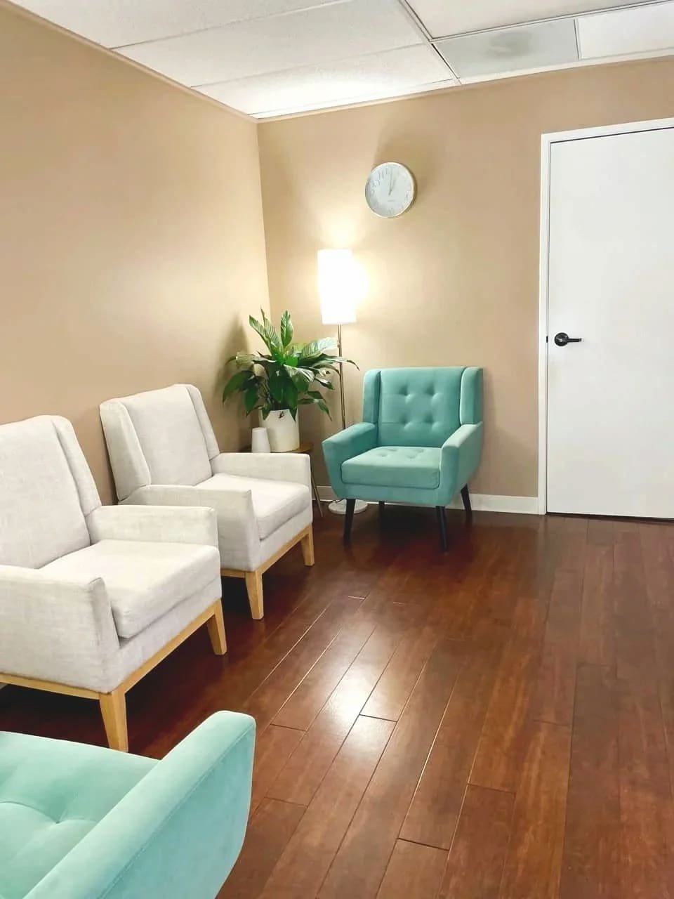 Private waiting area at Adaptive Resolutions Counseling in Brea, California