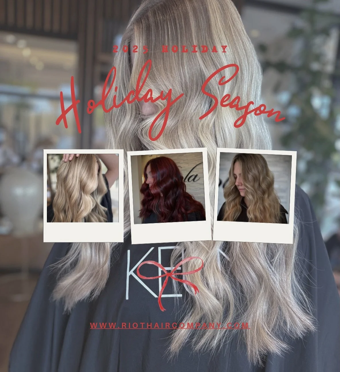 🎄 holidays are here🎄

With that being said spots are filling up quick make sure you don&rsquo;t wait until last minute to book your hair appointment.

Happy holidays and I can&rsquo;t wait to see you in my chair✨

#riothairco #arizonahairstylist #p