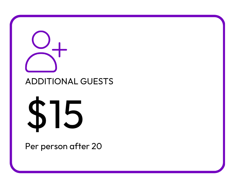 Icon of a user profile with a plus sign, inside a purple rectangular outline, representing 'Add Friend' or 'Follow' button.