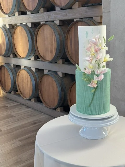 Modern Minimalist Floral delivered to Monserate Winery in Fallbrook, CA
